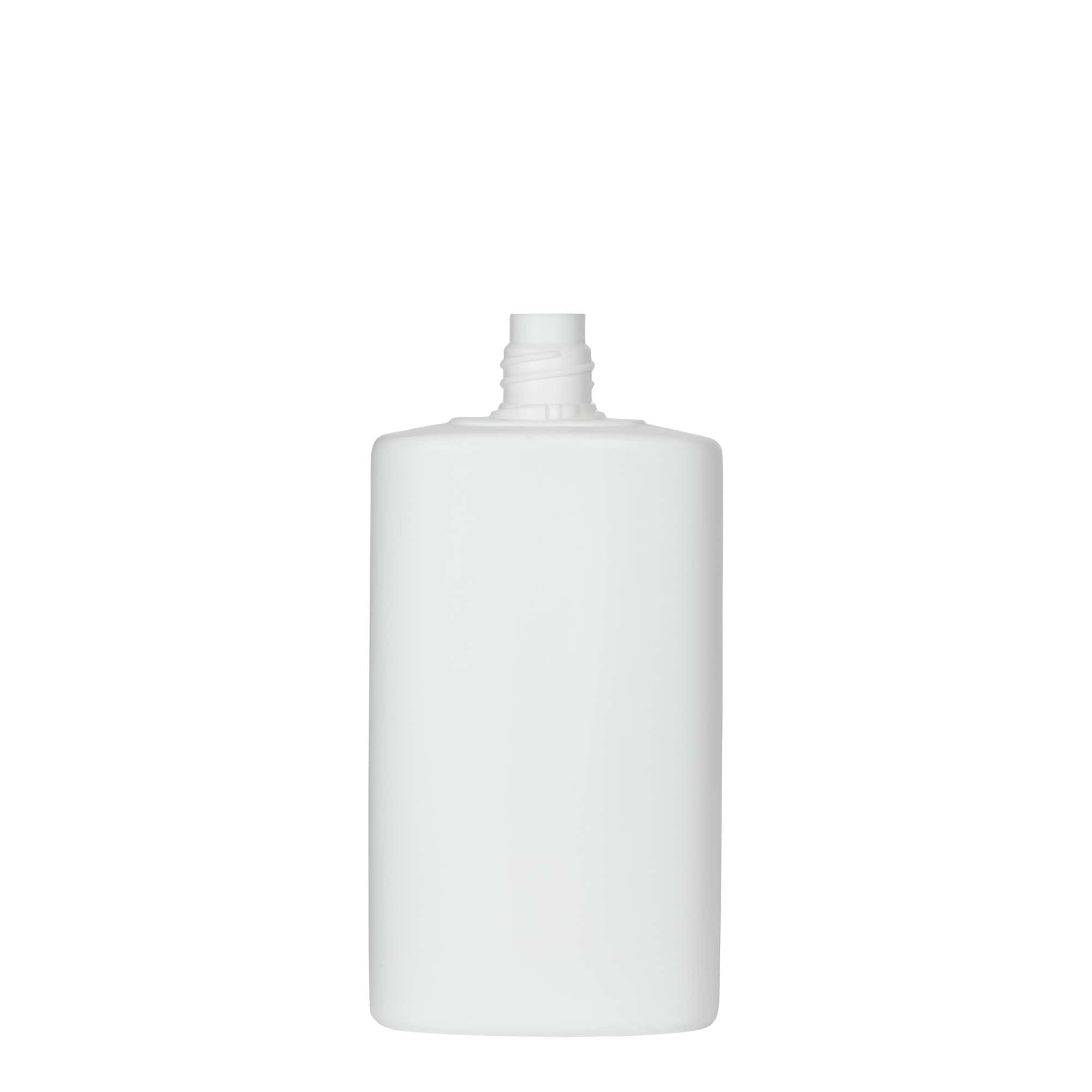 Plastična boca 250 ml 'Indy', ovalna, HDPE, bijela, otvor: navojni čep Plastična boca 250 ml 'Indy', ovalna, HDPE, bijela, otvor: navojni čep