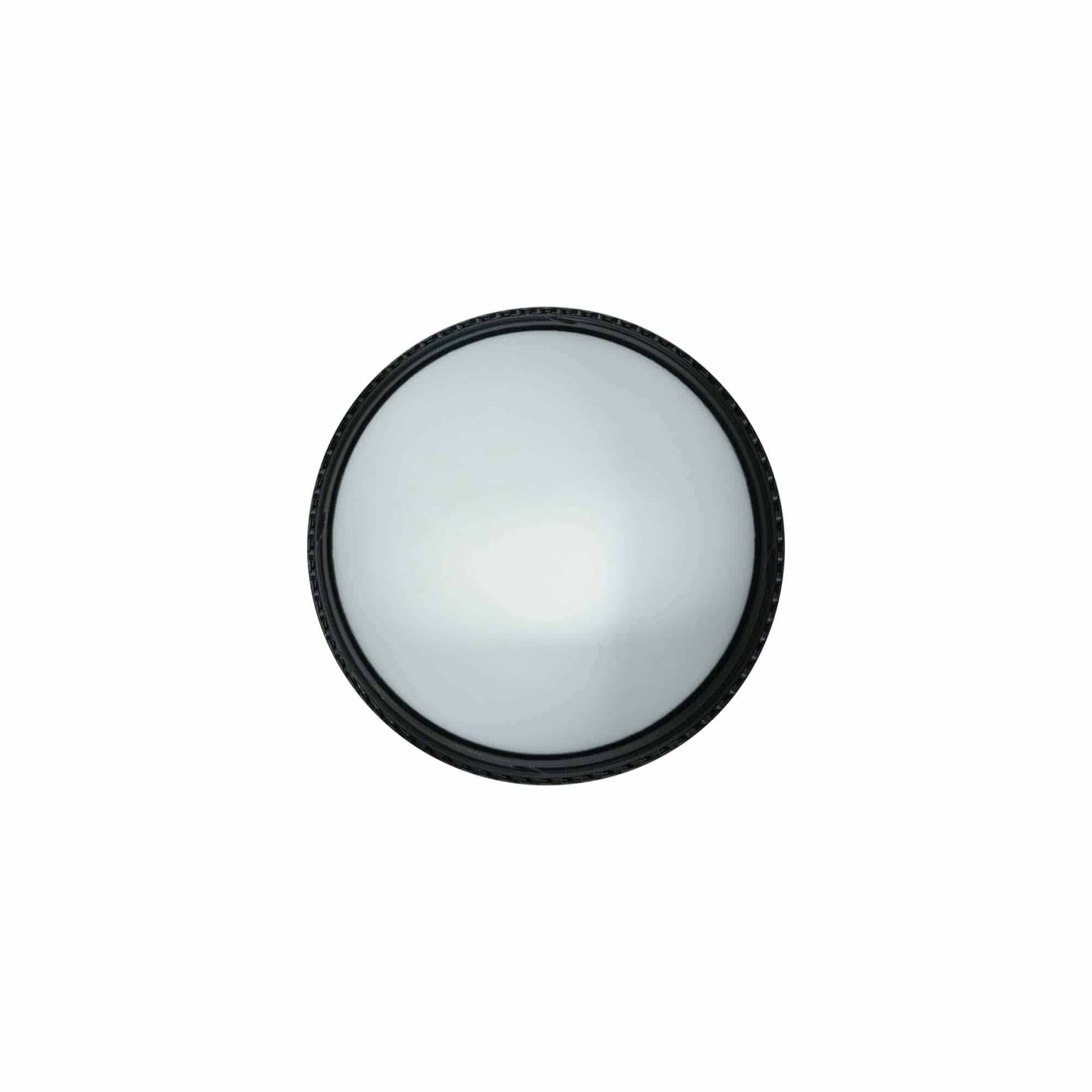 Zatvarač na navoj za 100 ml 'Antonella', PP-plastika, crni