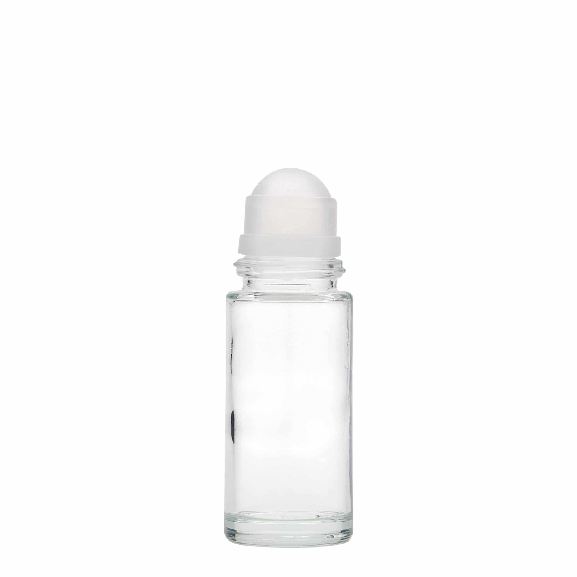 50 ml bočica s roll-on aplikatorom, staklena, grlo: navojni zatvarač