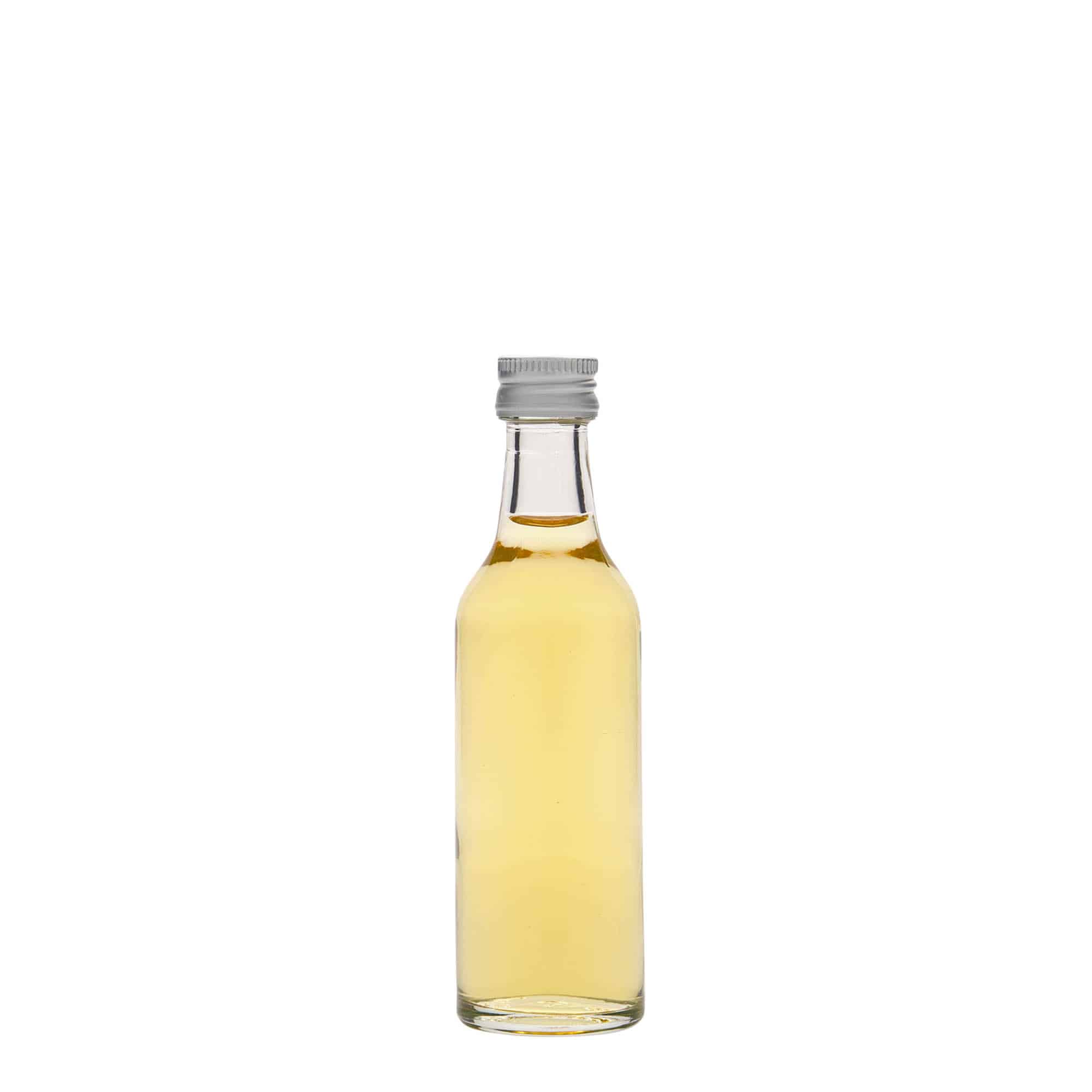 50 ml staklena boca s ravnim vratom, otvor: PP 18