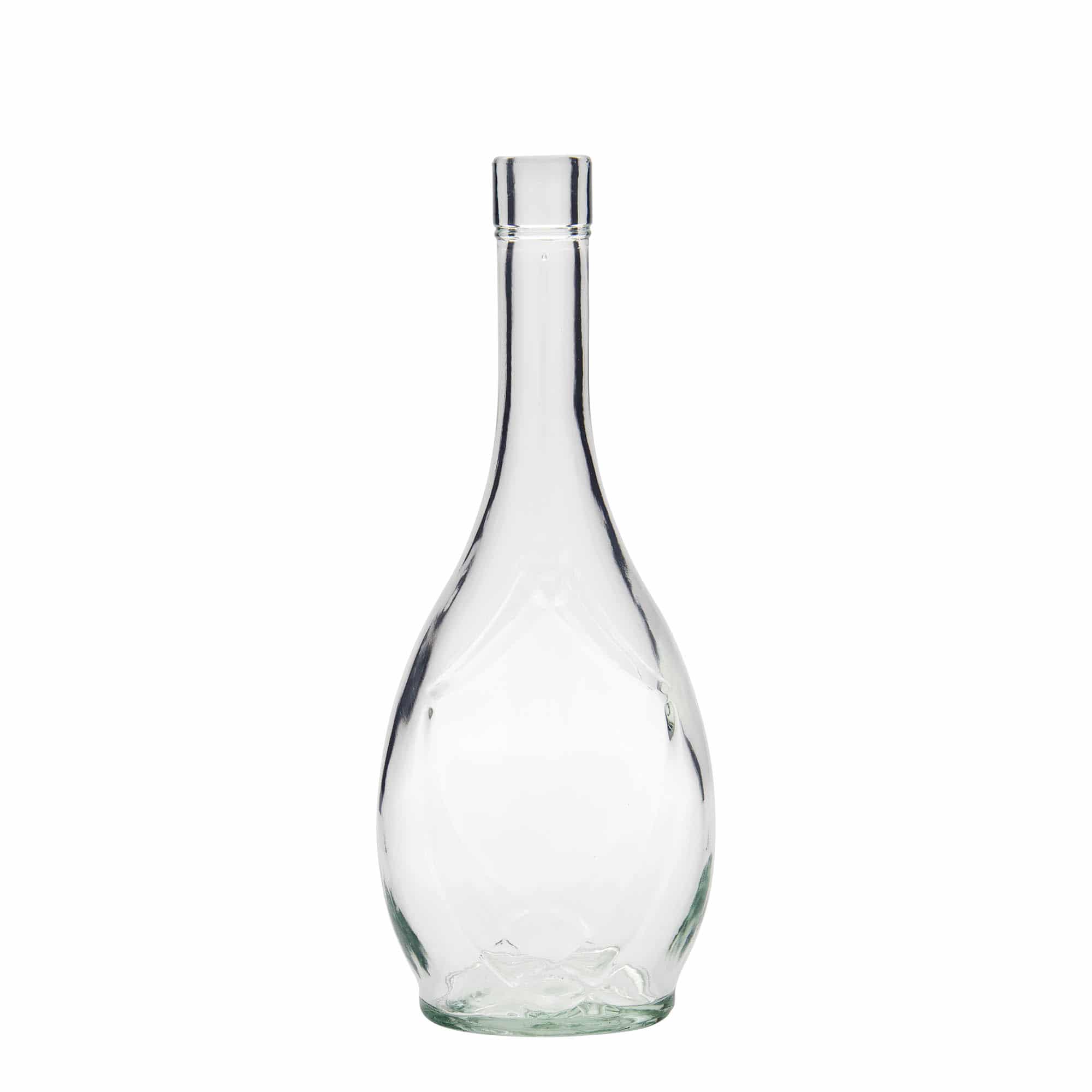 Staklena boca 500 ml 'Saragossa', ovalna, otvor: pluteni čep Staklena boca 500 ml 'Saragossa', ovalna, otvor: pluteni čep