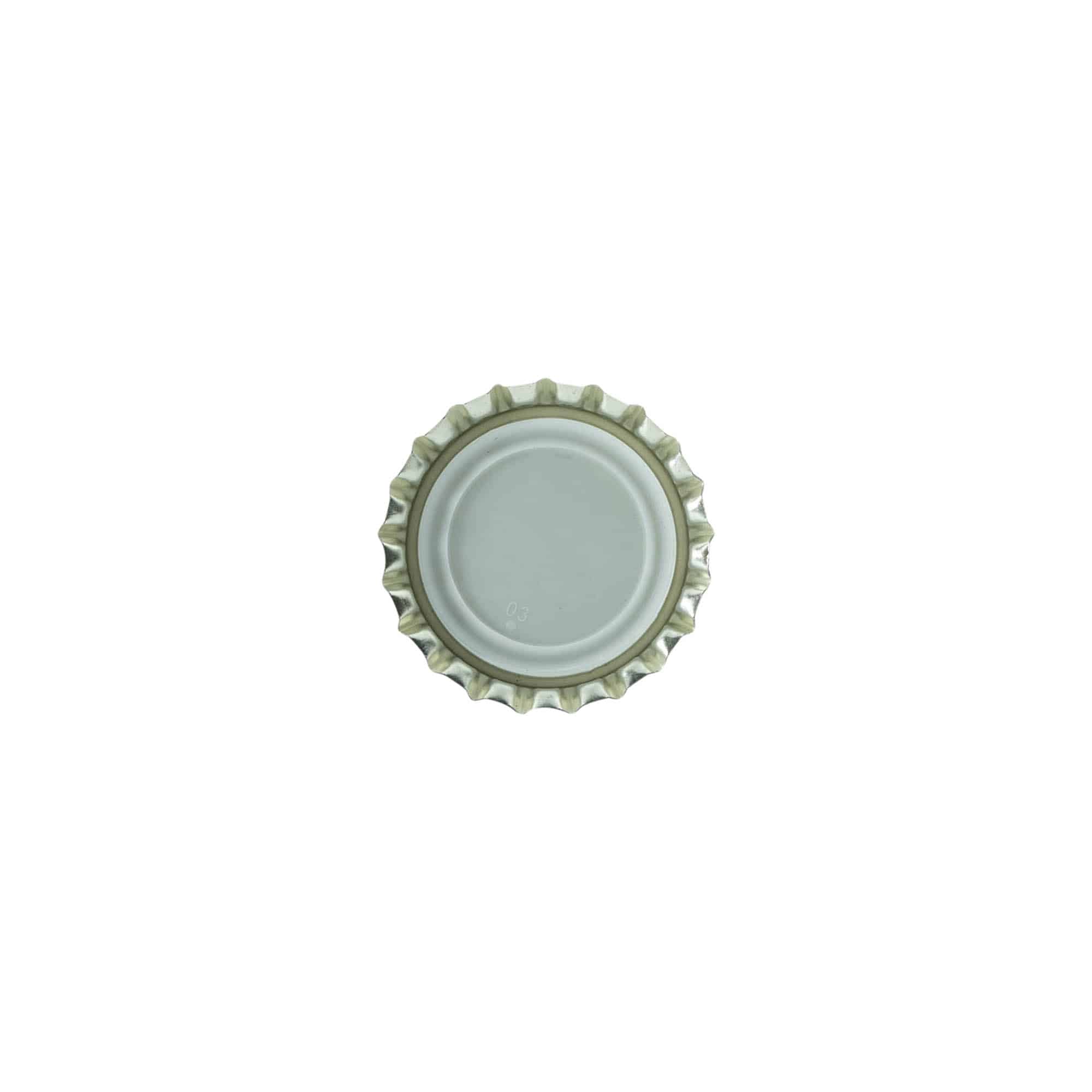 Čepovi za boce 26 mm, metalni, crni