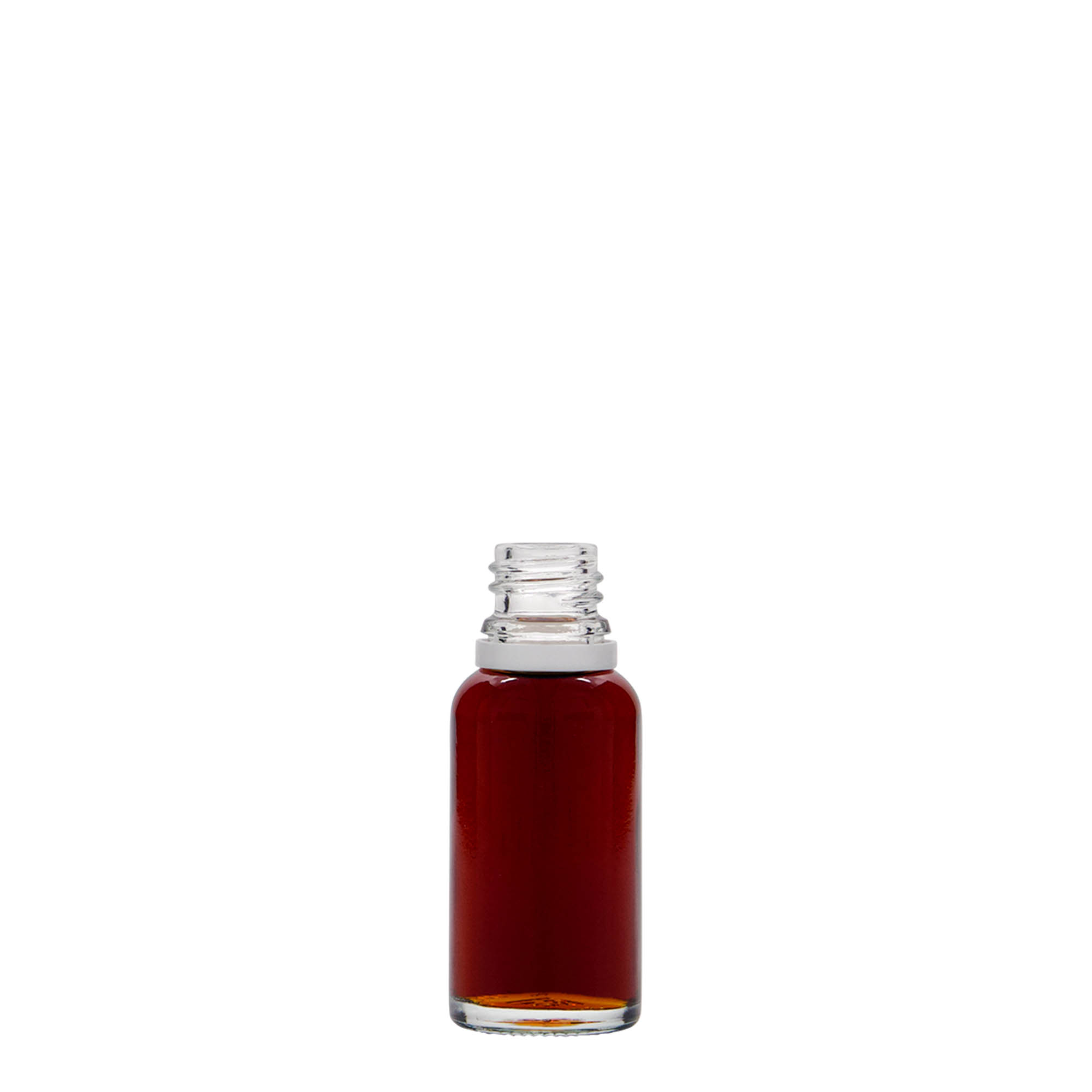 20 ml medicinska boca, staklo, otvor: DIN 18