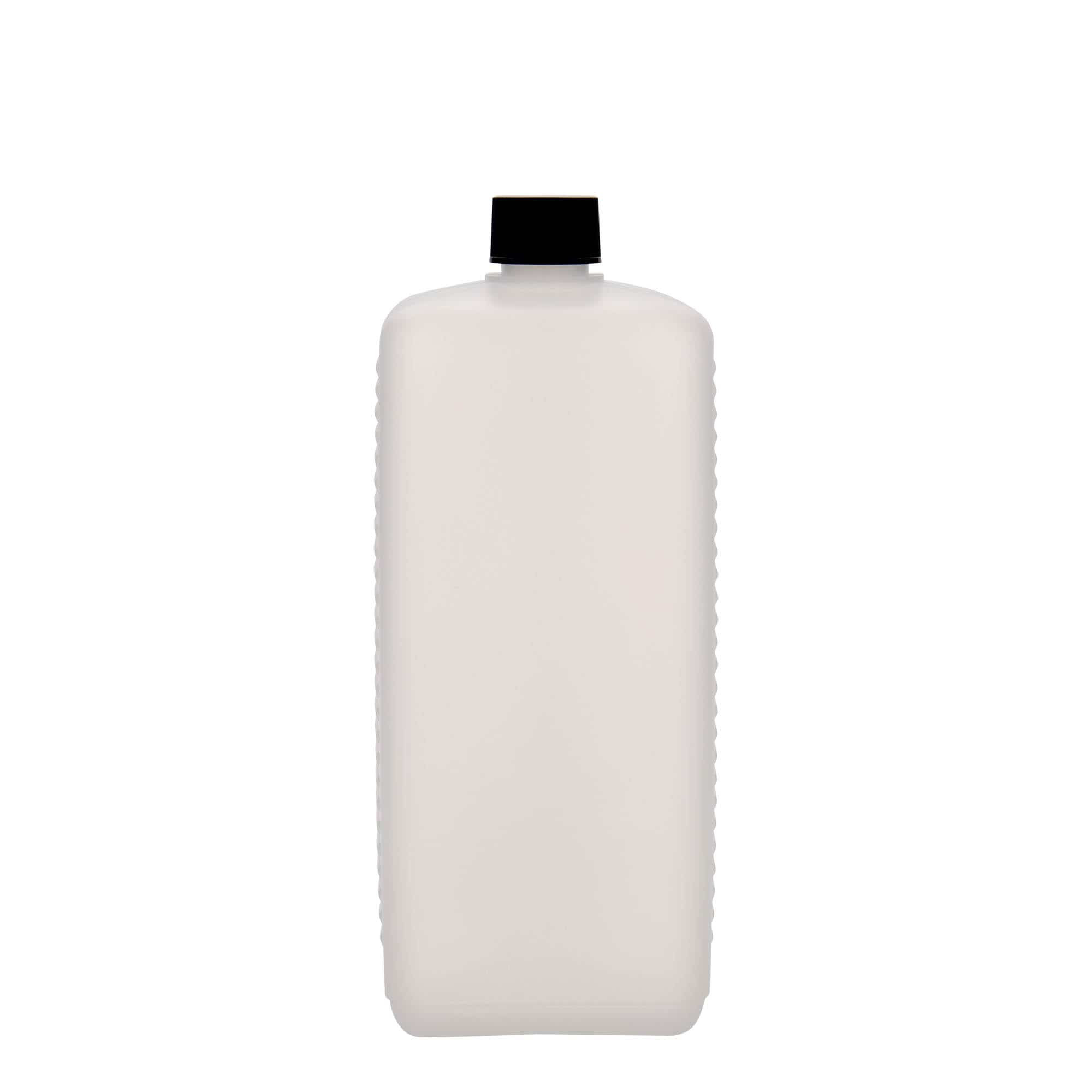 Kanistar boca 1000 ml, pravokutna, HDPE plastika, prirodna, otvor: DIN 25 EPE Kanistar boca 1000 ml, pravokutna, HDPE plastika, prirodna, otvor: DIN 25 EPE