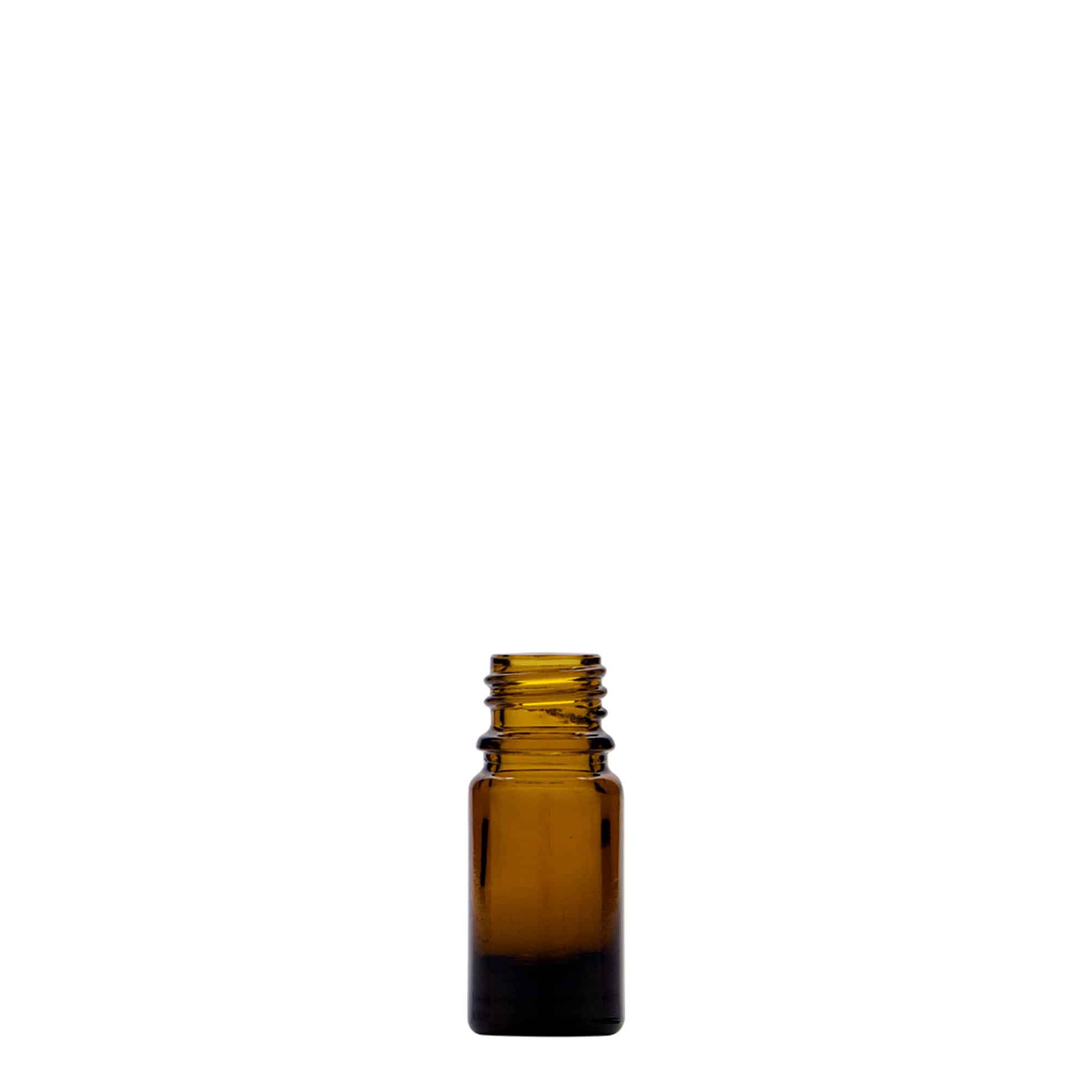 Farmaceutska boca 5 ml, staklo, smeđa, otvor: DIN 18 Farmaceutska boca 5 ml, staklo, smeđa, otvor: DIN 18