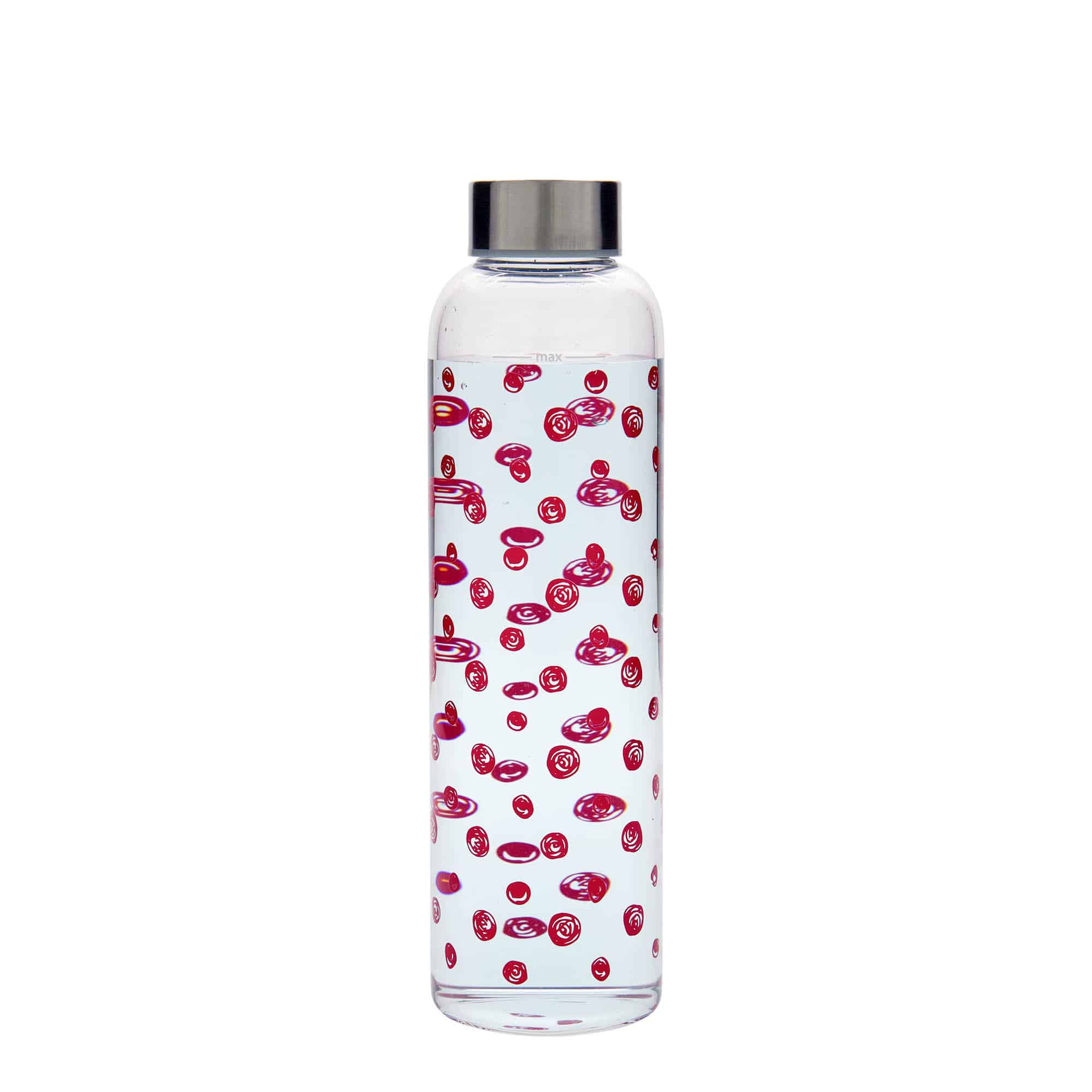 500 ml boca za piće 'Perseus - Crvene točkice', otvor: navojni zatvarač