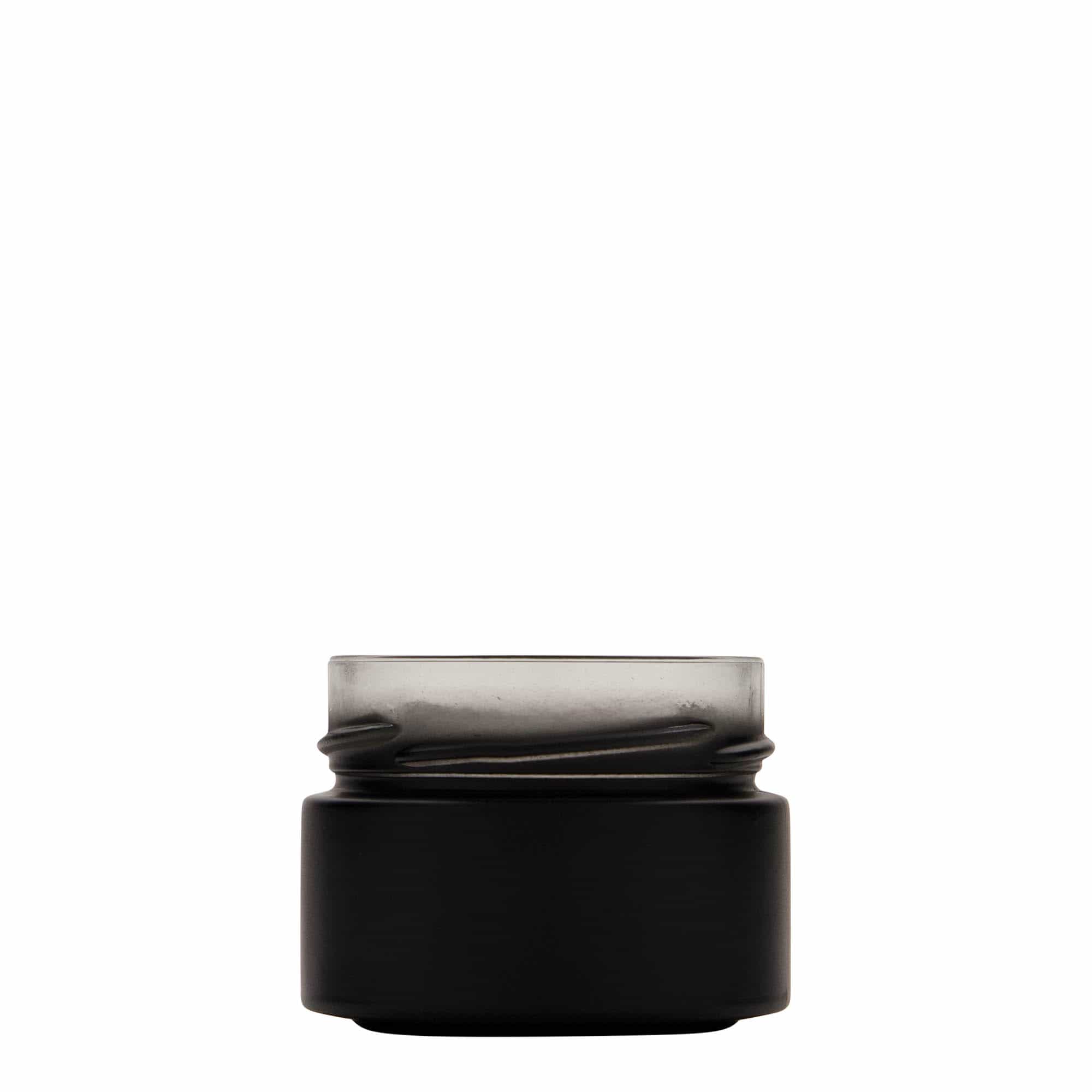 130 ml okrugla čaša 'Aurora', crna, otvor: Deep-Twist-Off (DTO 66)