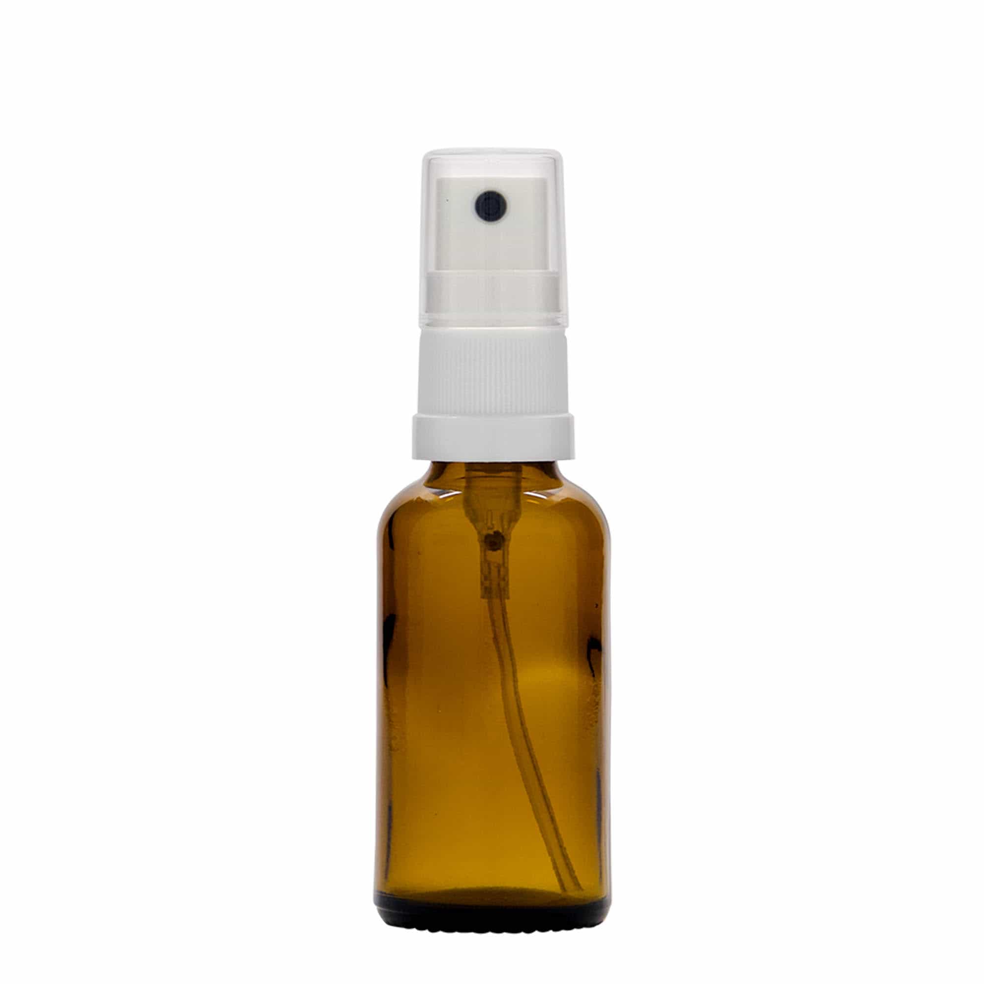 30 ml bočica za prskanje, medicinska, staklena, smeđa, grlo: DIN 18