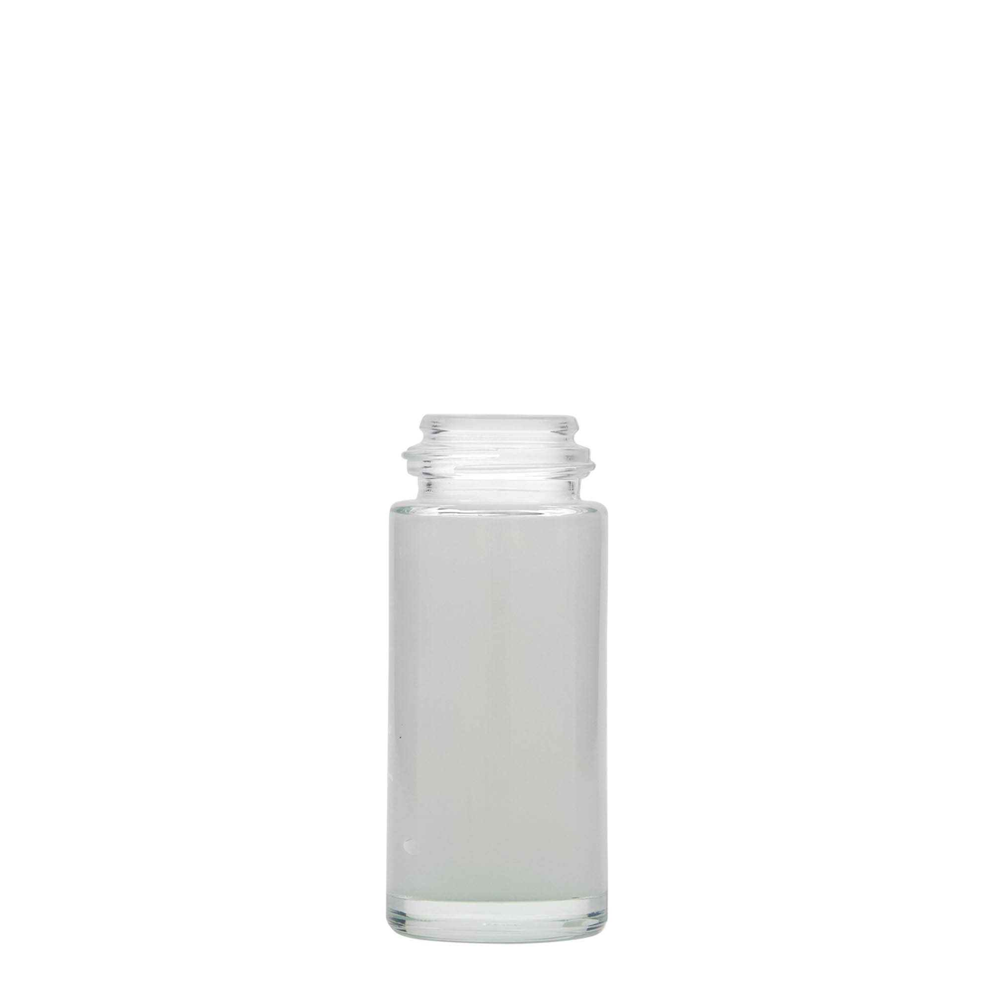 50 ml bočica s roll-on aplikatorom, staklena, grlo: navojni zatvarač