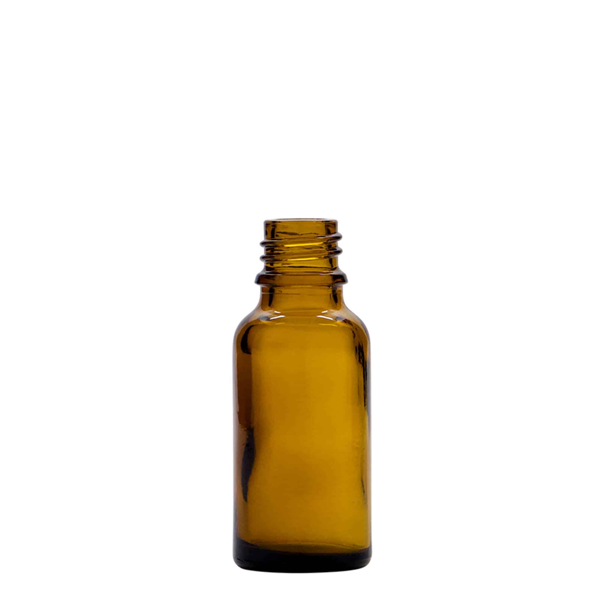 20 ml bočica za prskanje, medicinska, staklena, smeđa, grlo: DIN 18 20 ml bočica za prskanje, medicinska, staklena, smeđa, grlo: DIN 18