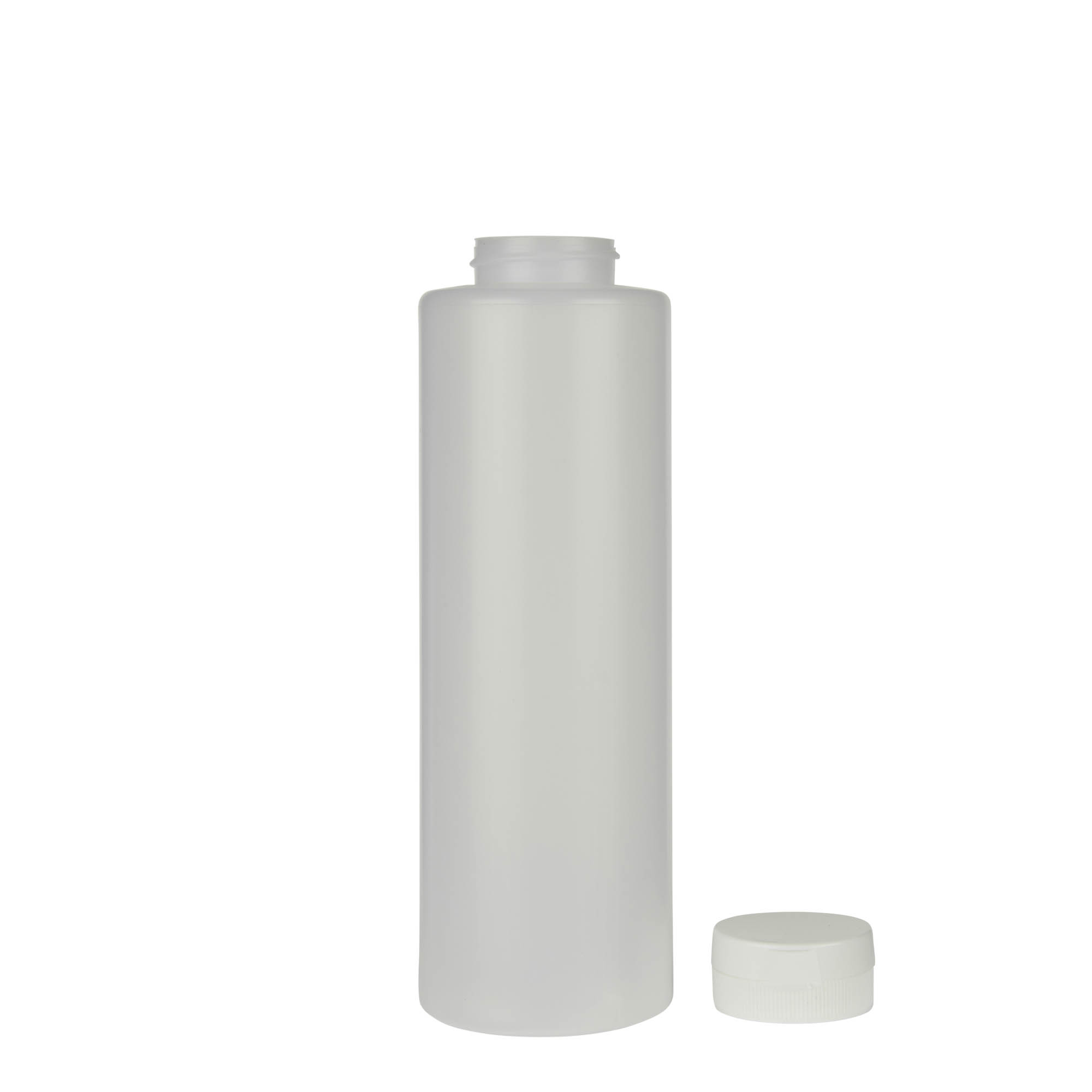 500 ml boca za umak, LDPE plastika, prirodna, grlo: 38/400
