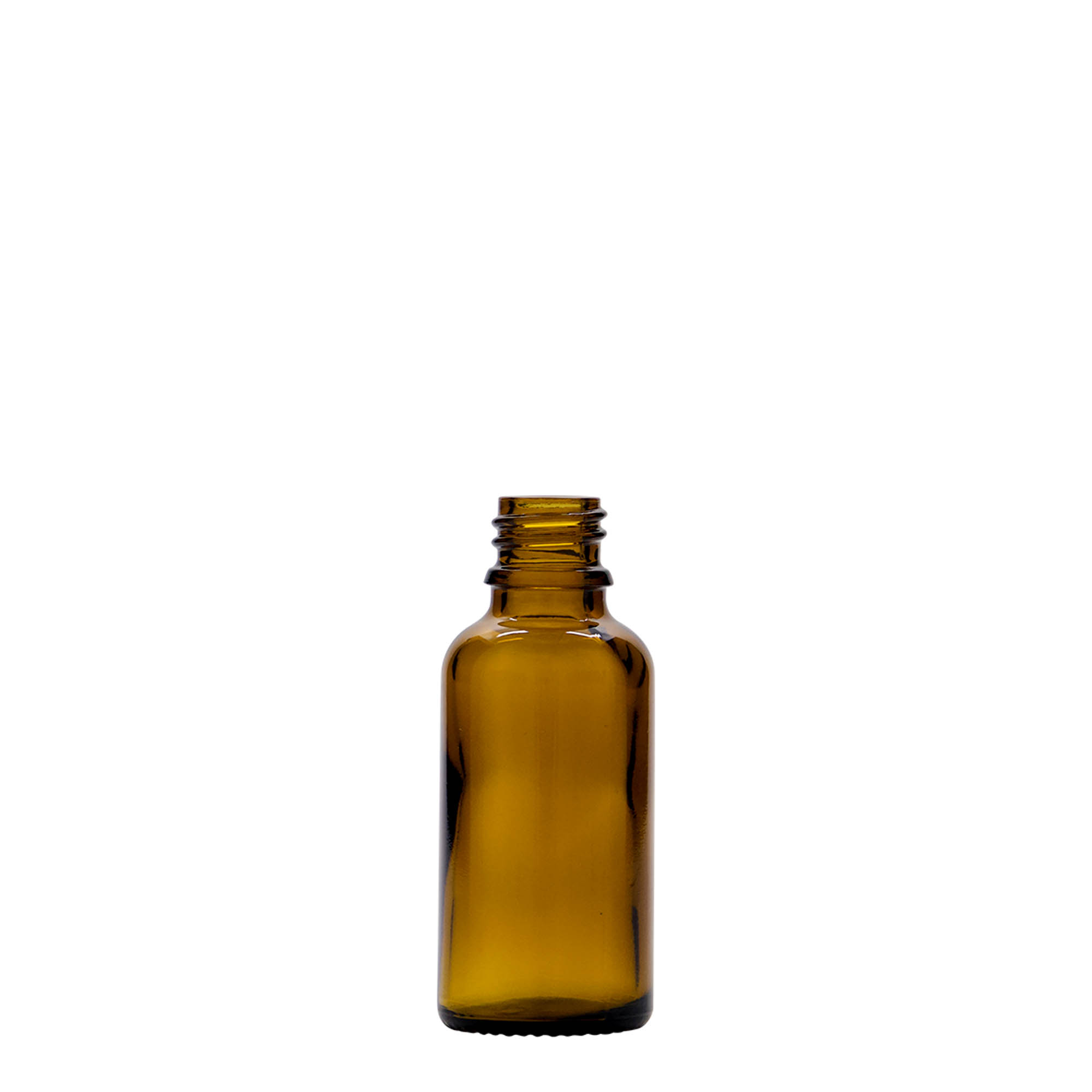 Farmaceutska boca 30 ml, staklo, smeđa, otvor: DIN 18 Farmaceutska boca 30 ml, staklo, smeđa, otvor: DIN 18
