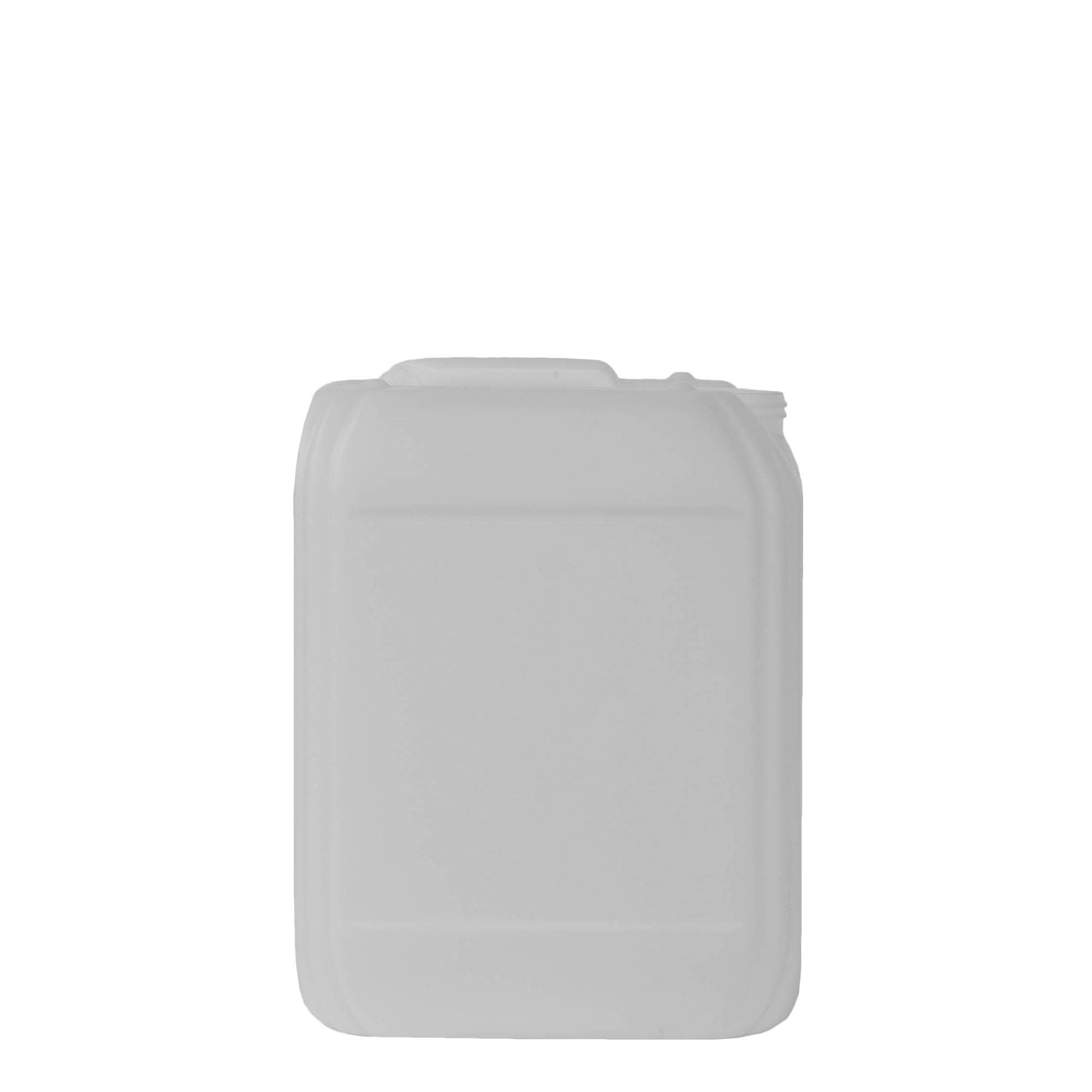 10 l kanistar, pravokutni, HDPE plastika, prirodno, otvor: ND 55