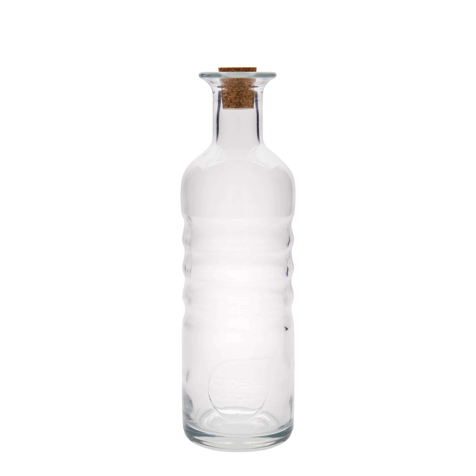 750 ml staklena boca 'Optima Acqua', grlo: pluta