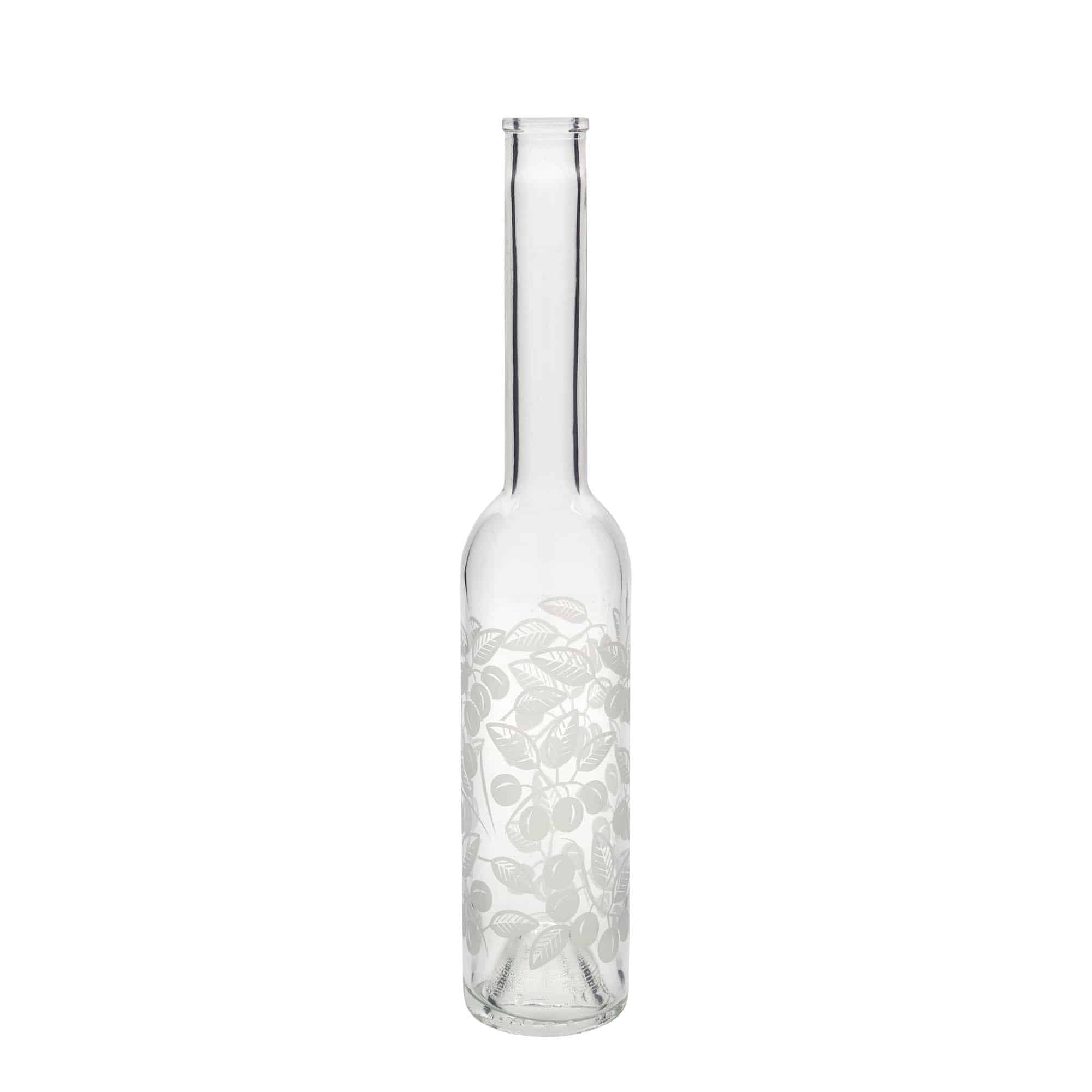 350 ml staklena boca 'Opera', motiv: mirabele, grlo: plutani čep