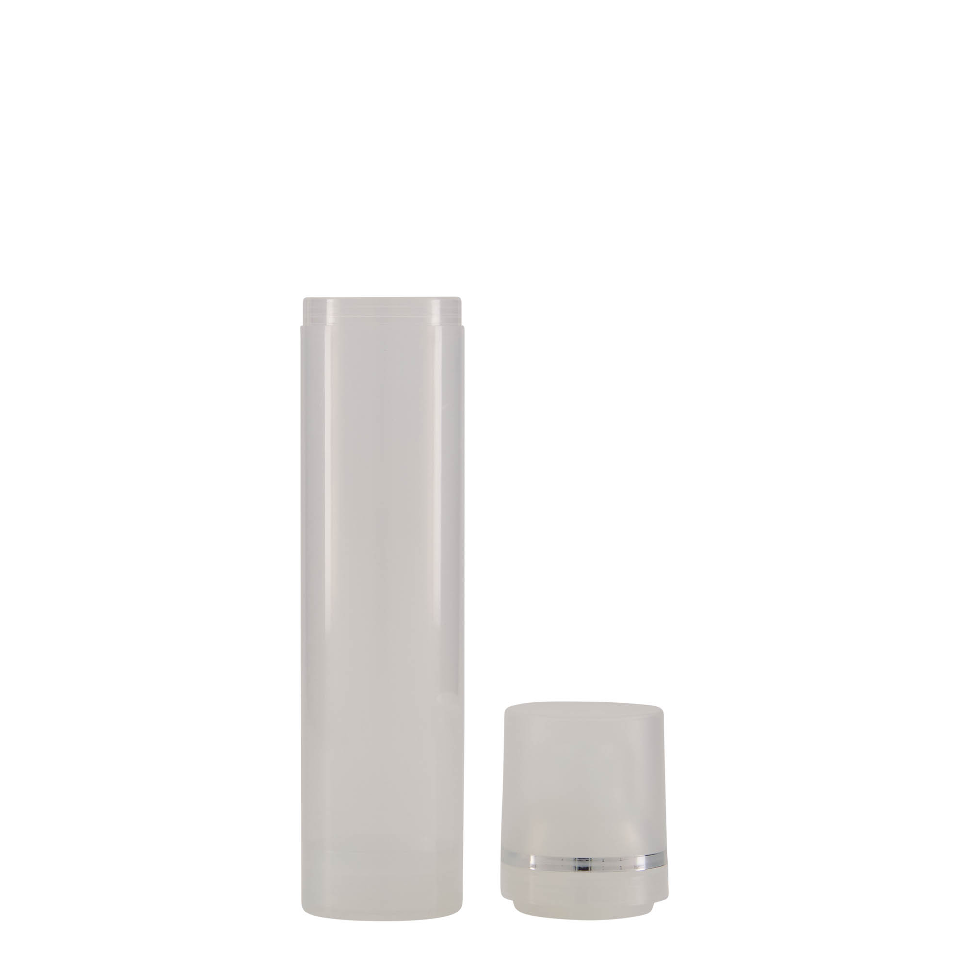 100 ml Airless dozirnik 'Mezzo', PP-plastika, prirodna boja