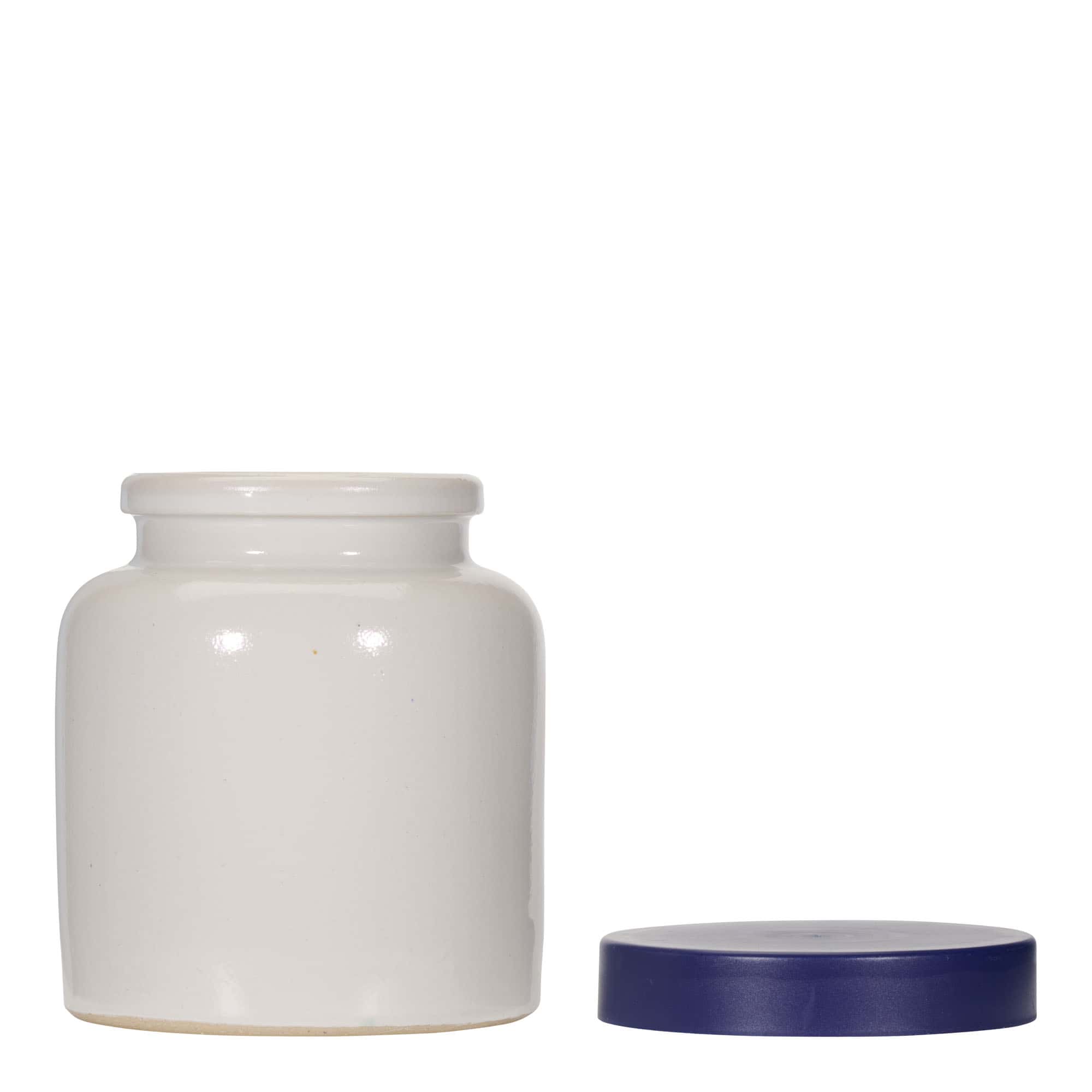 Keramička posudica 270 ml, keramika, bijela, otvor: klizni poklopac