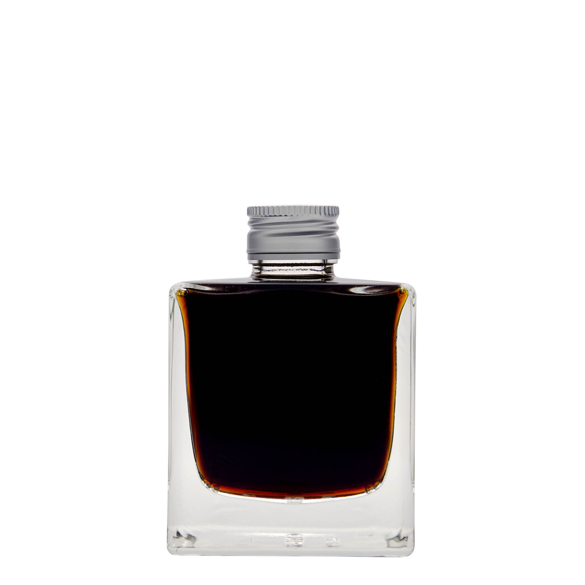 200 ml staklena boca 'Cube', kvadratna, grlo: PP 28 200 ml staklena boca 'Cube', kvadratna, grlo: PP 28