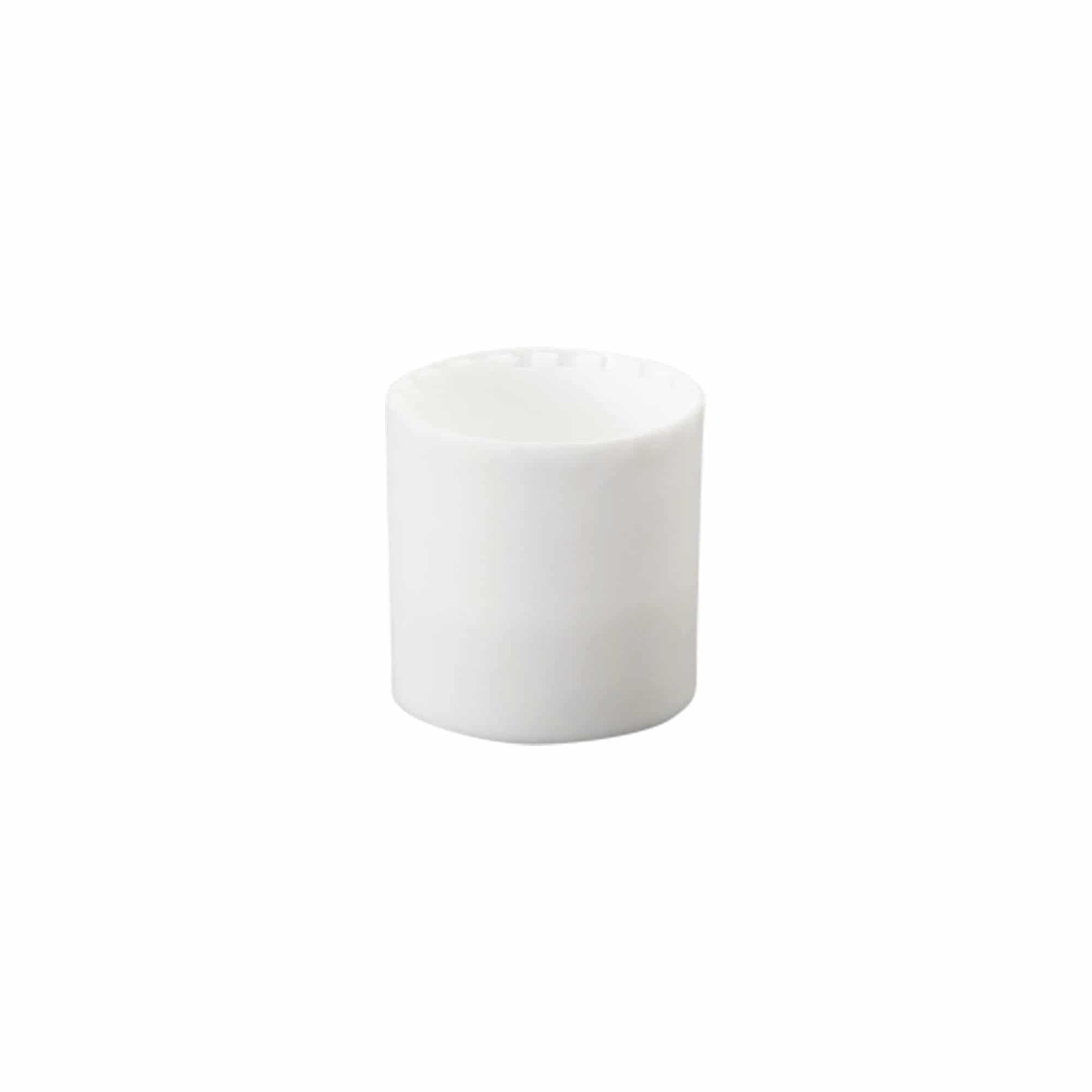 Navojni čep Disc Top, PP plastika, bijeli, za otvor: 24/410