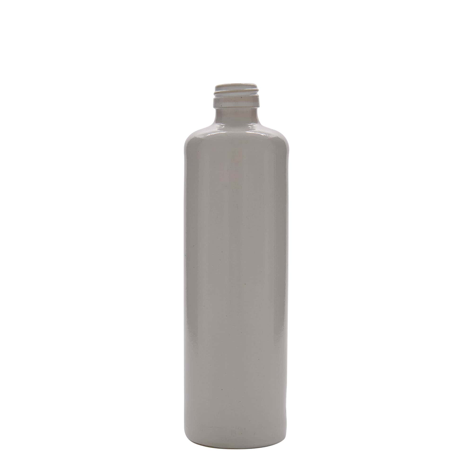 500 ml glineni vrč, kamenina, bijeli, otvor: PP 31,5