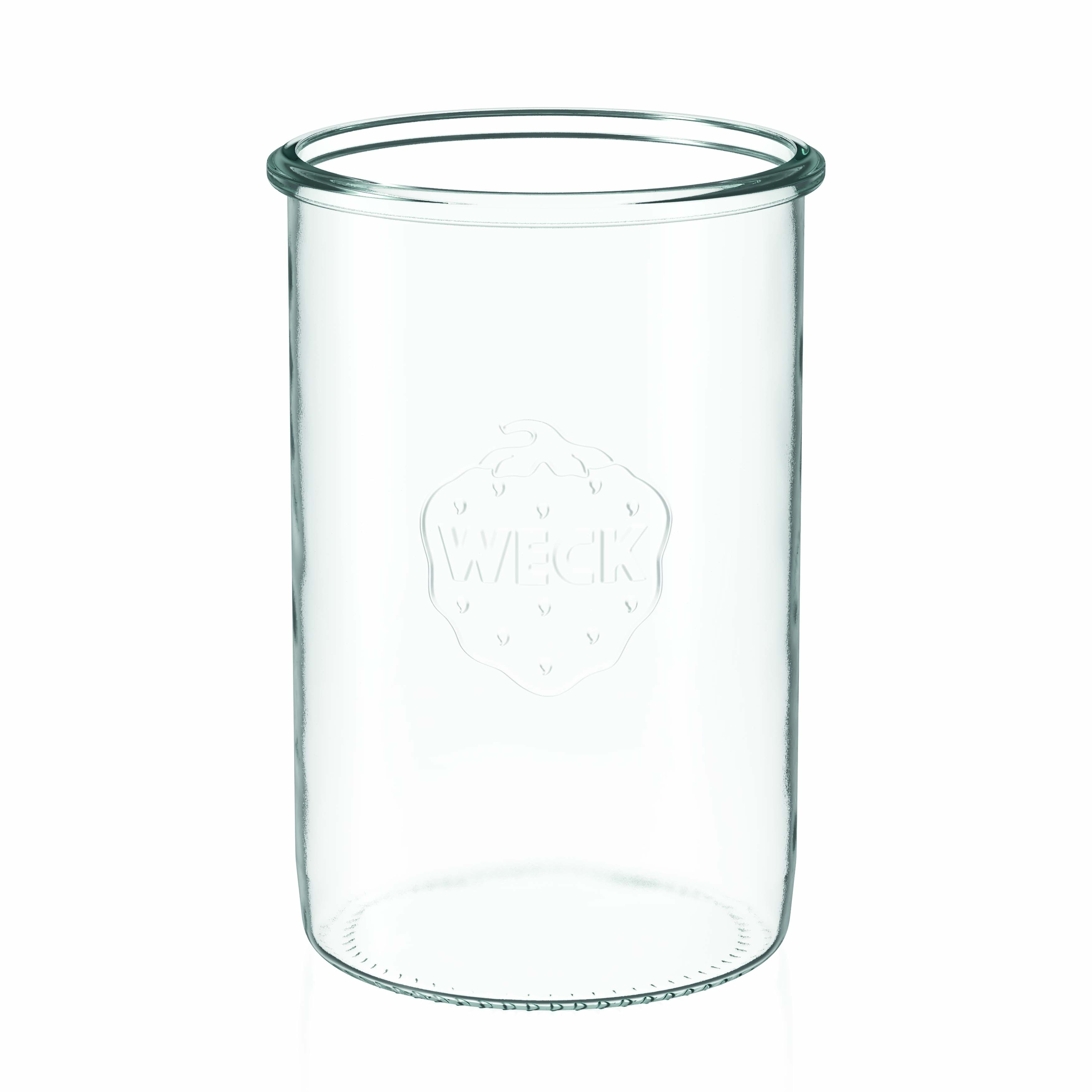 6x 1000 ml WECK-staklenka za stavljanje naopako sa staklenim poklopcem RR 100