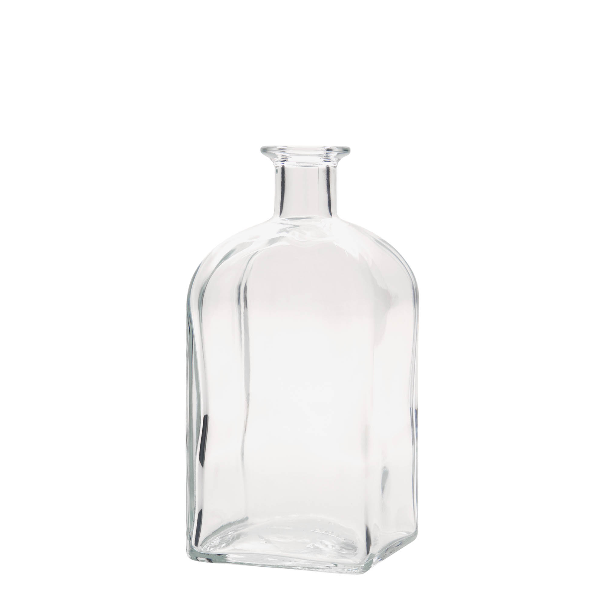 700 ml staklena boca Apotheker Carré, kvadratna, otvor: pluta 700 ml staklena boca Apotheker Carré, kvadratna, otvor: pluta
