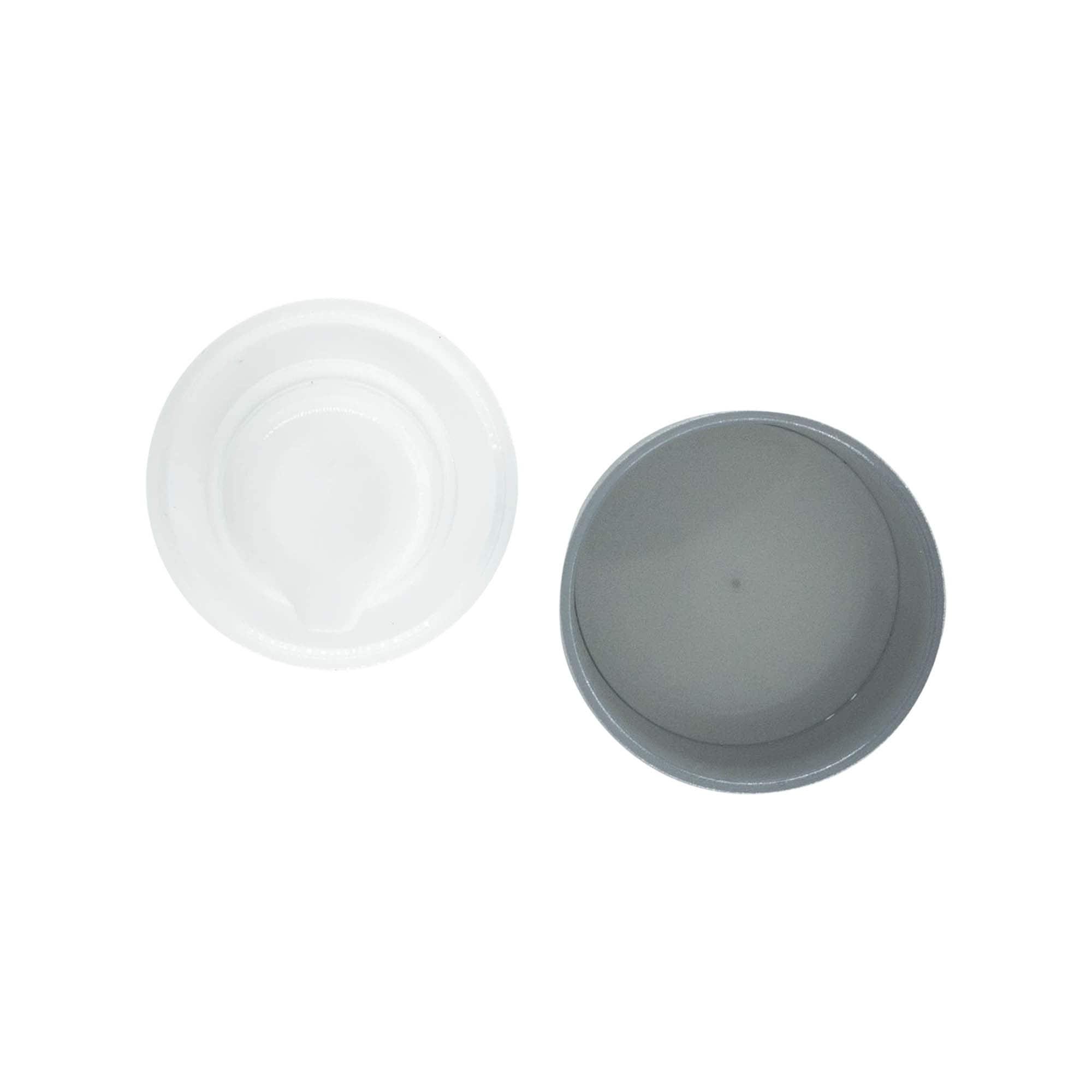 Pumpa za doziranje bez zraka 'Micro', PP plastika, srebrna