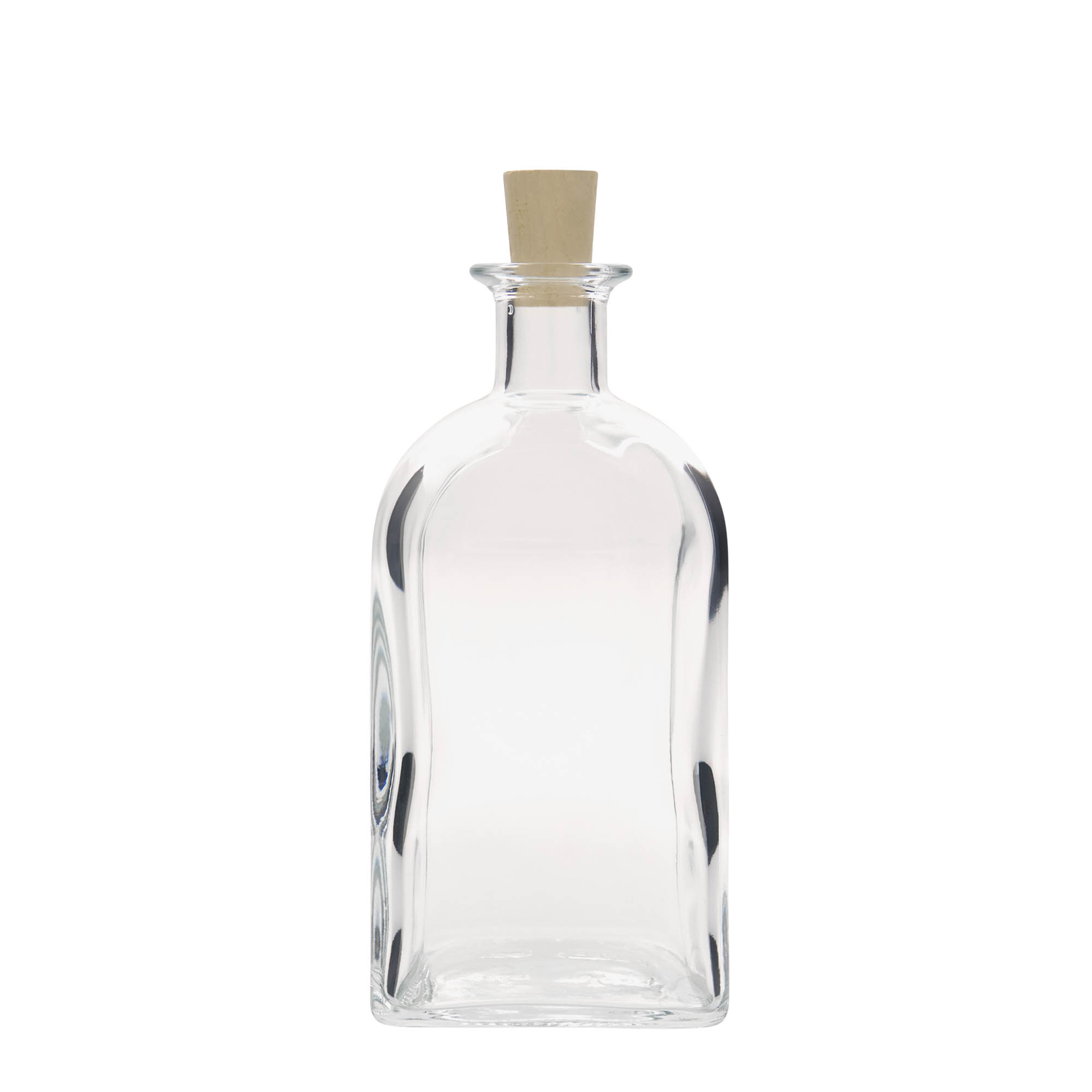 700 ml staklena boca Apotheker Carré, kvadratna, otvor: pluta 700 ml staklena boca Apotheker Carré, kvadratna, otvor: pluta