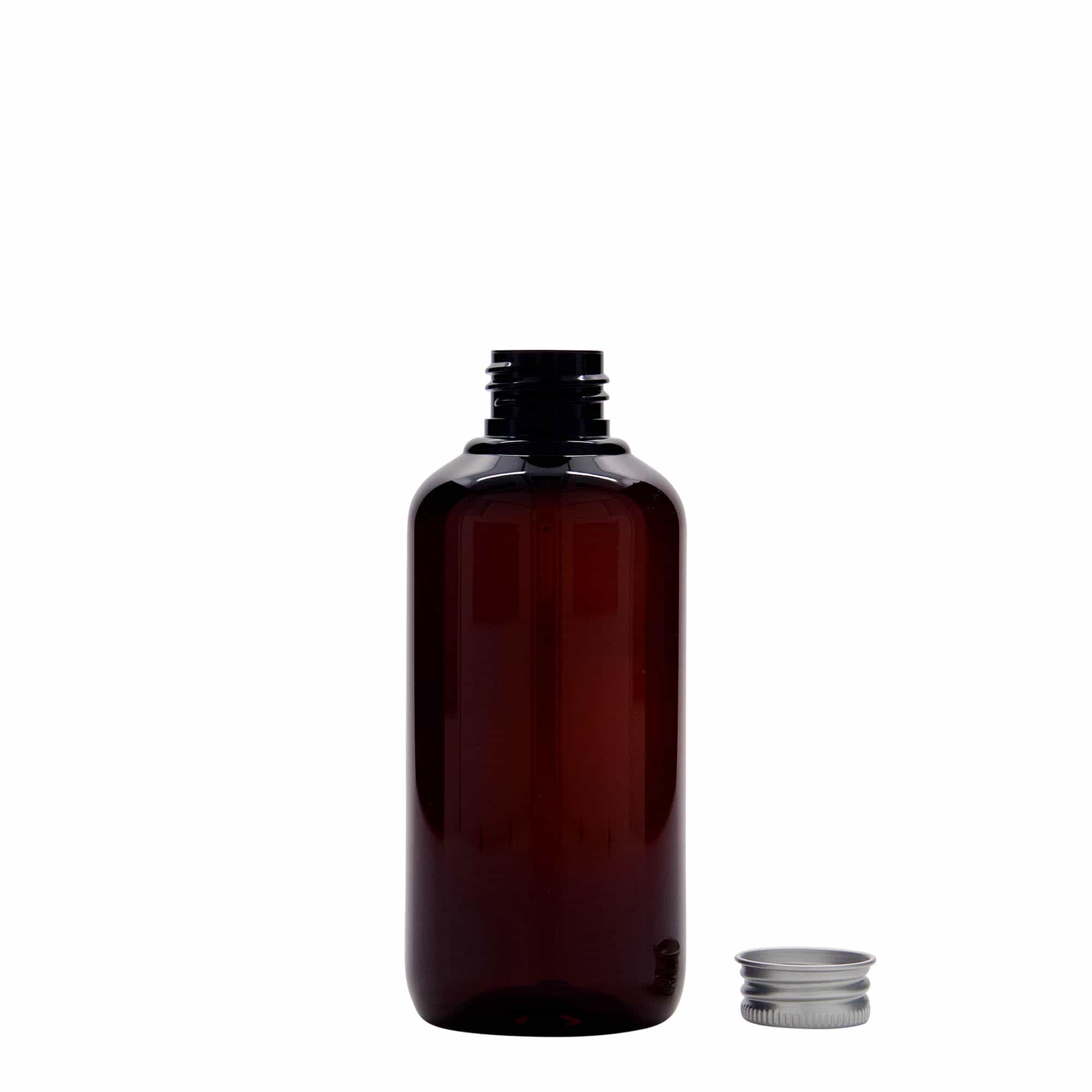 Reciklirana plastična boca 200 ml 'Victor's Best', PCR, smeđa, otvor: GPI 24/410