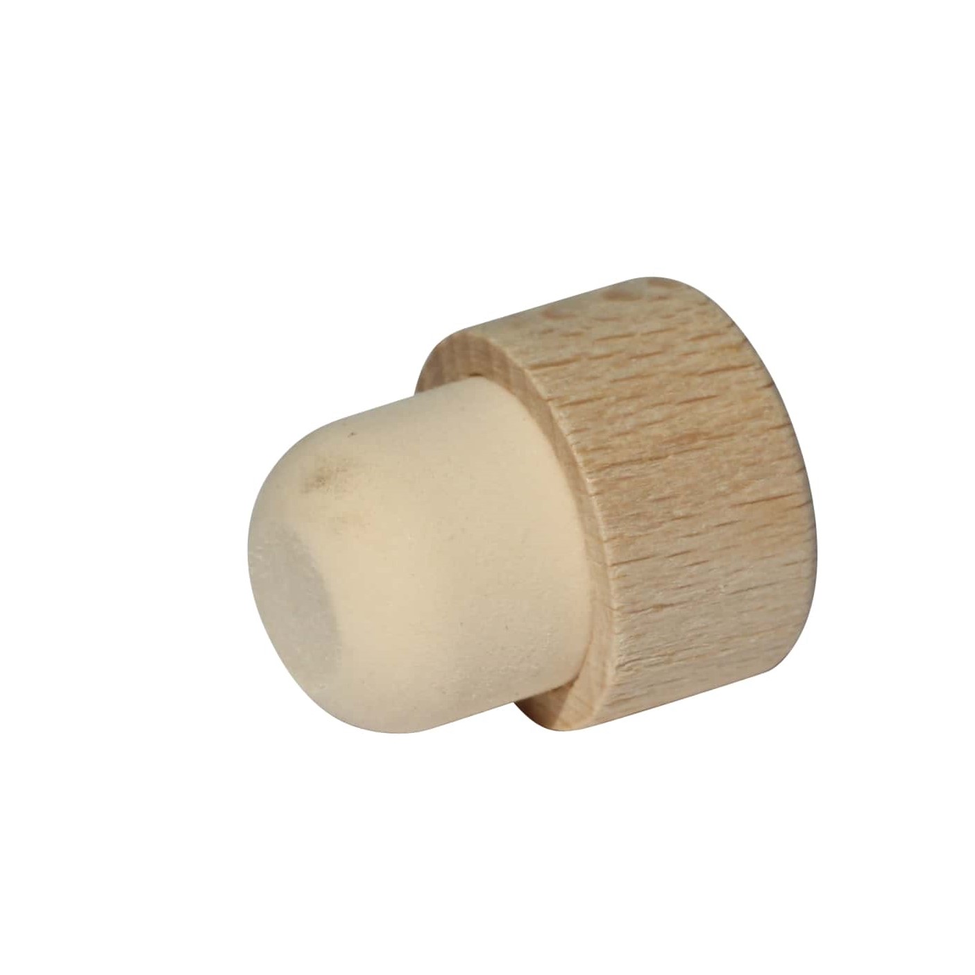 Čep s drškom 16,5 mm, drvo/plastika, za otvor: pluta