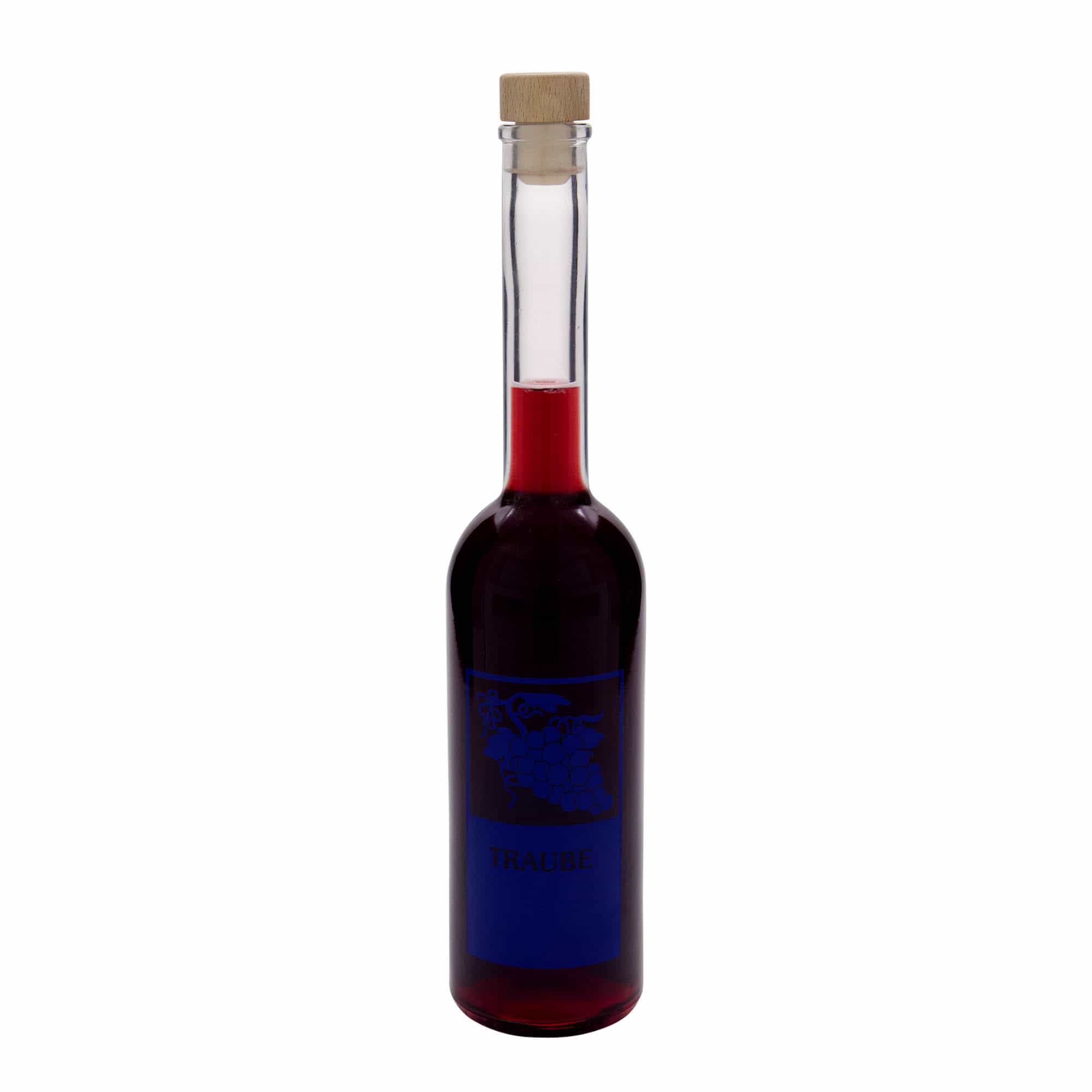 500 ml staklena boca 'Opera', motiv: grožđe, otvor: pluta