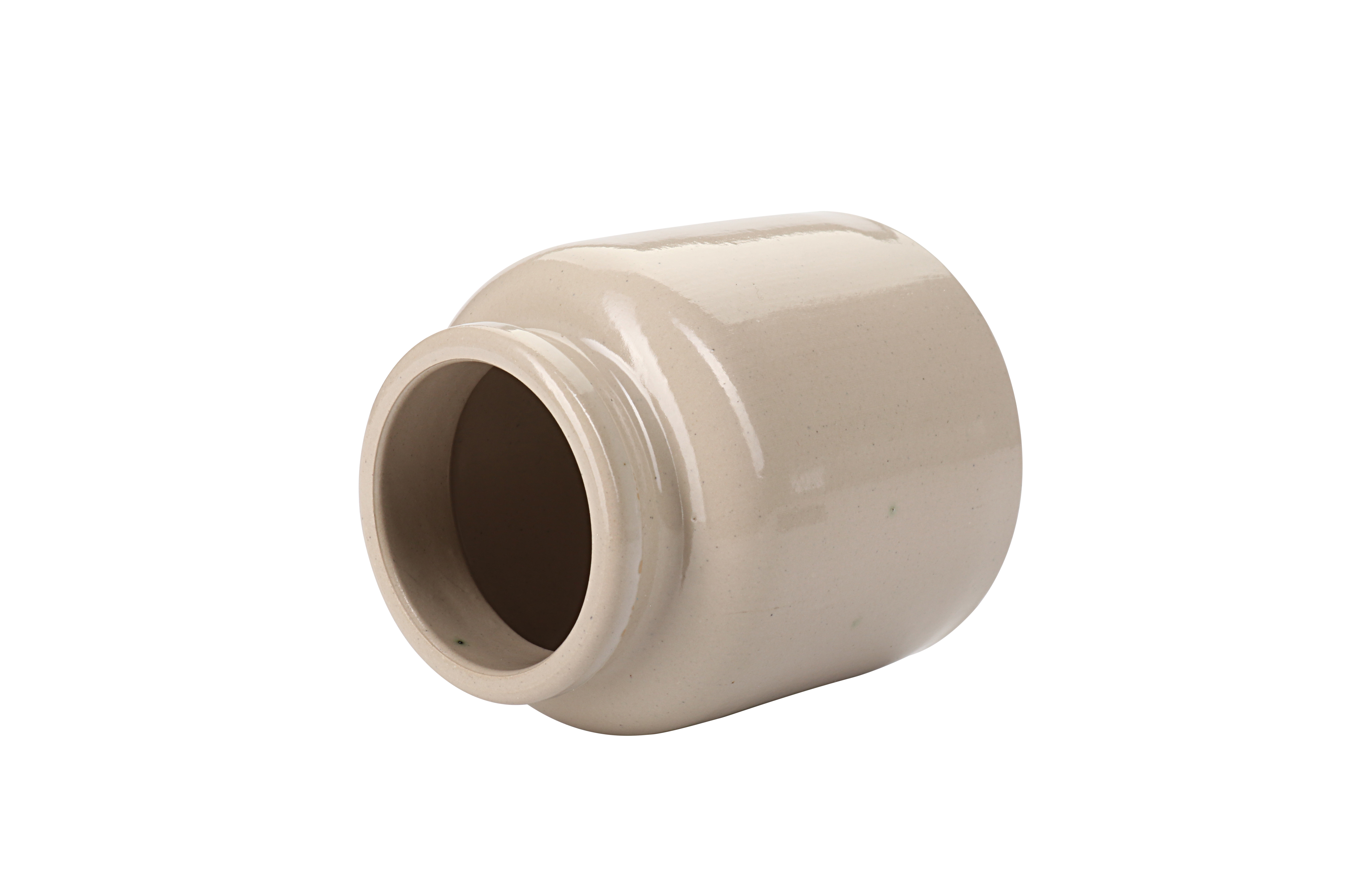 270 ml lonac od kamene keramike, keramika, bež, otvor: poklopac na navlaku 270 ml lonac od kamene keramike, keramika, bež, otvor: poklopac na navlaku