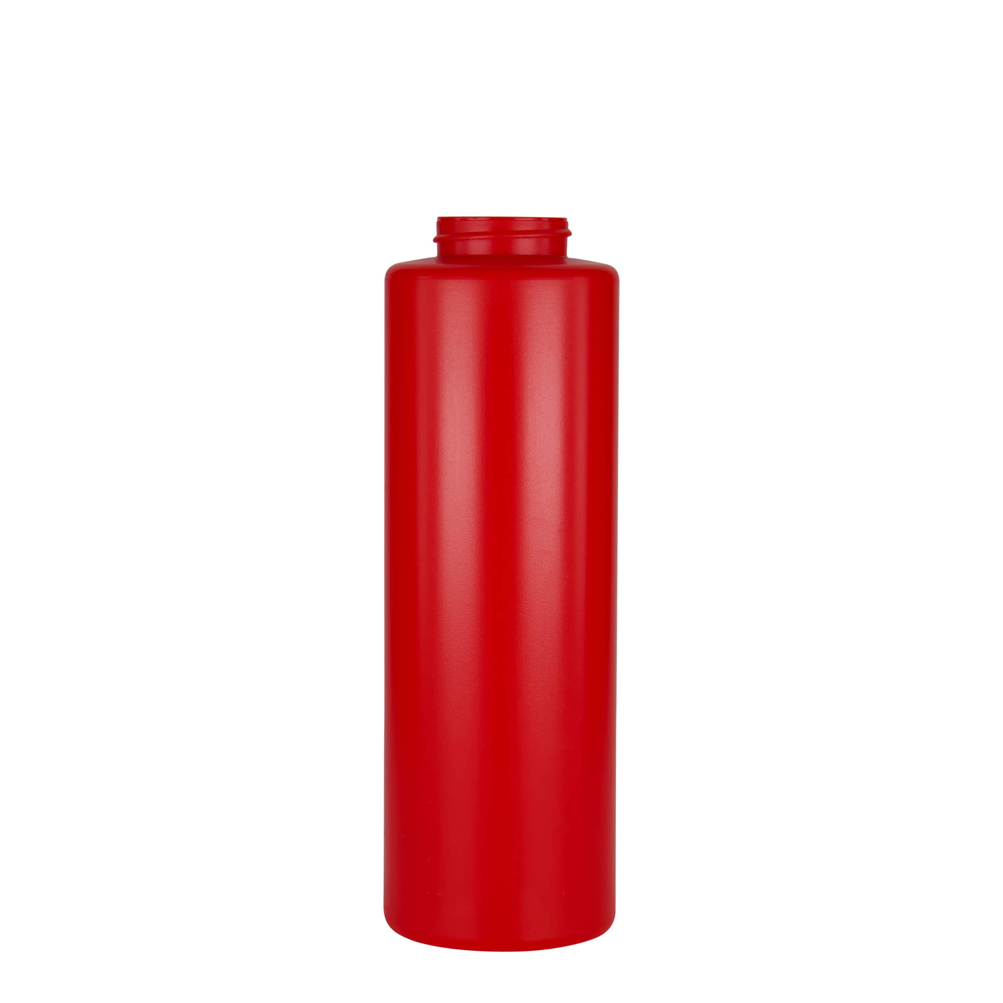 500 ml boca za umak, LDPE plastika, crvena, grlo: 38/400