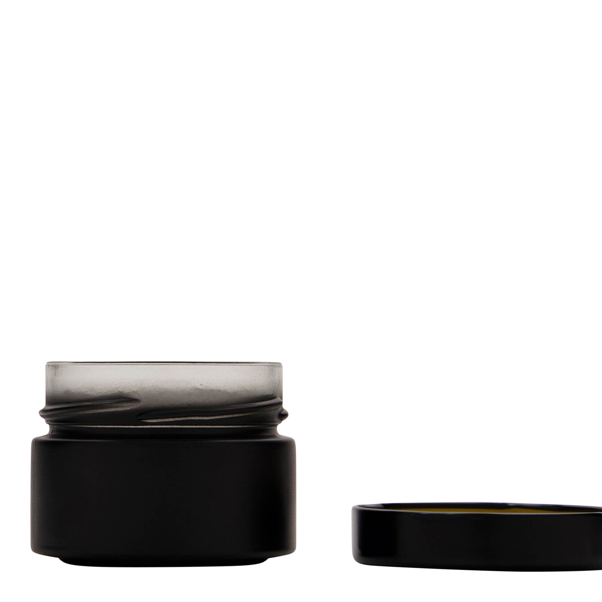 130 ml okrugla čaša 'Aurora', crna, otvor: Deep-Twist-Off (DTO 66)