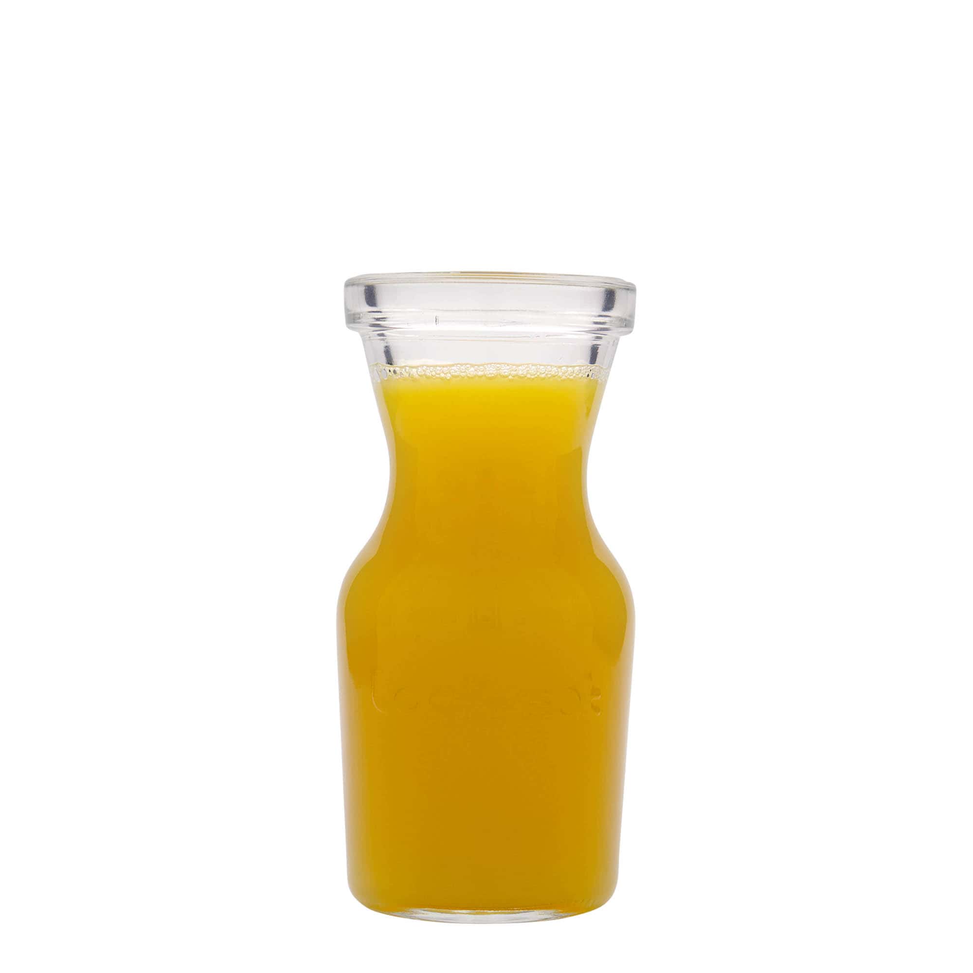 250 ml staklena karafa 'Lock-Eat', grlo: zatvarač sa žičanim vijkom