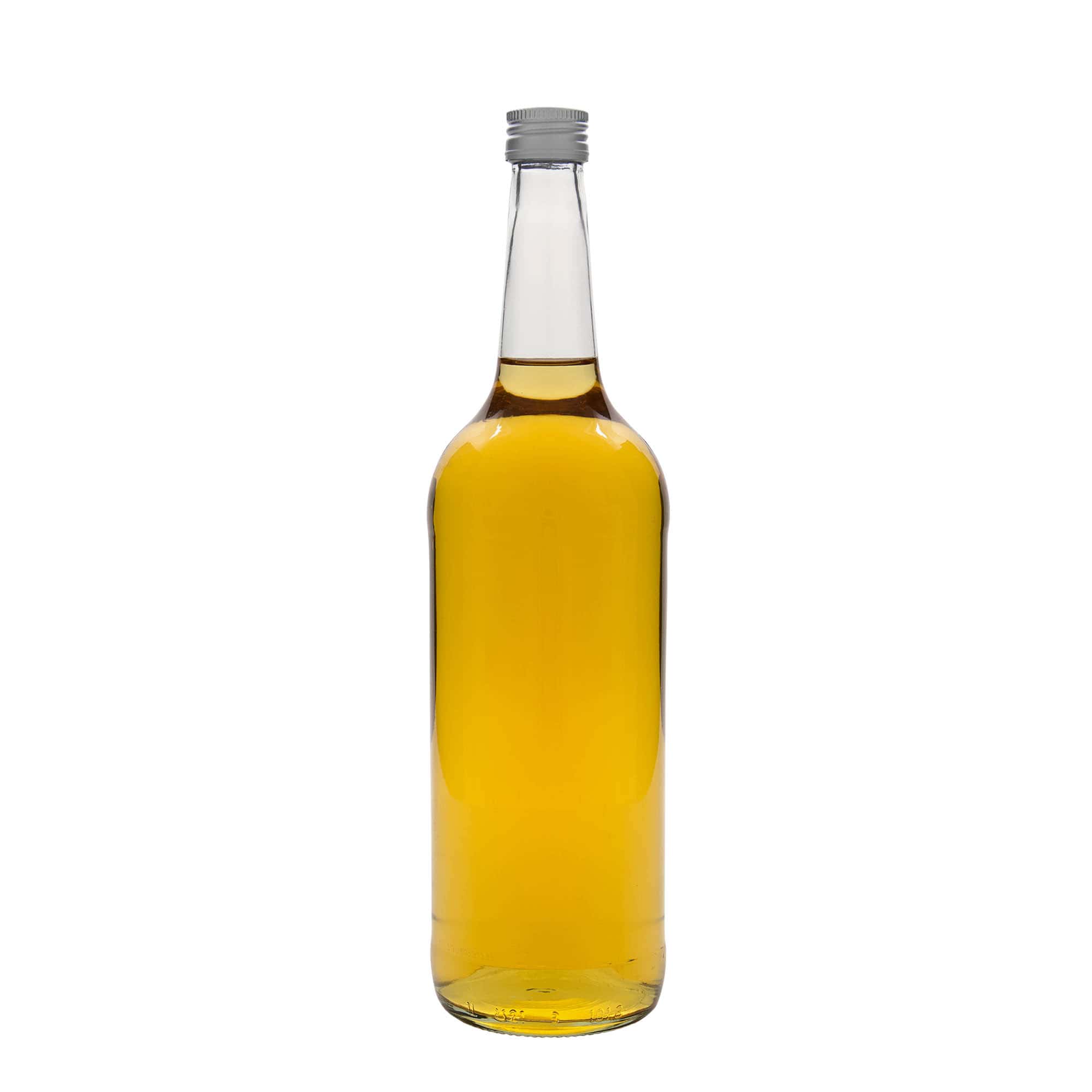 1.000 ml staklena boca s ravnim vratom, grlo: PP 28