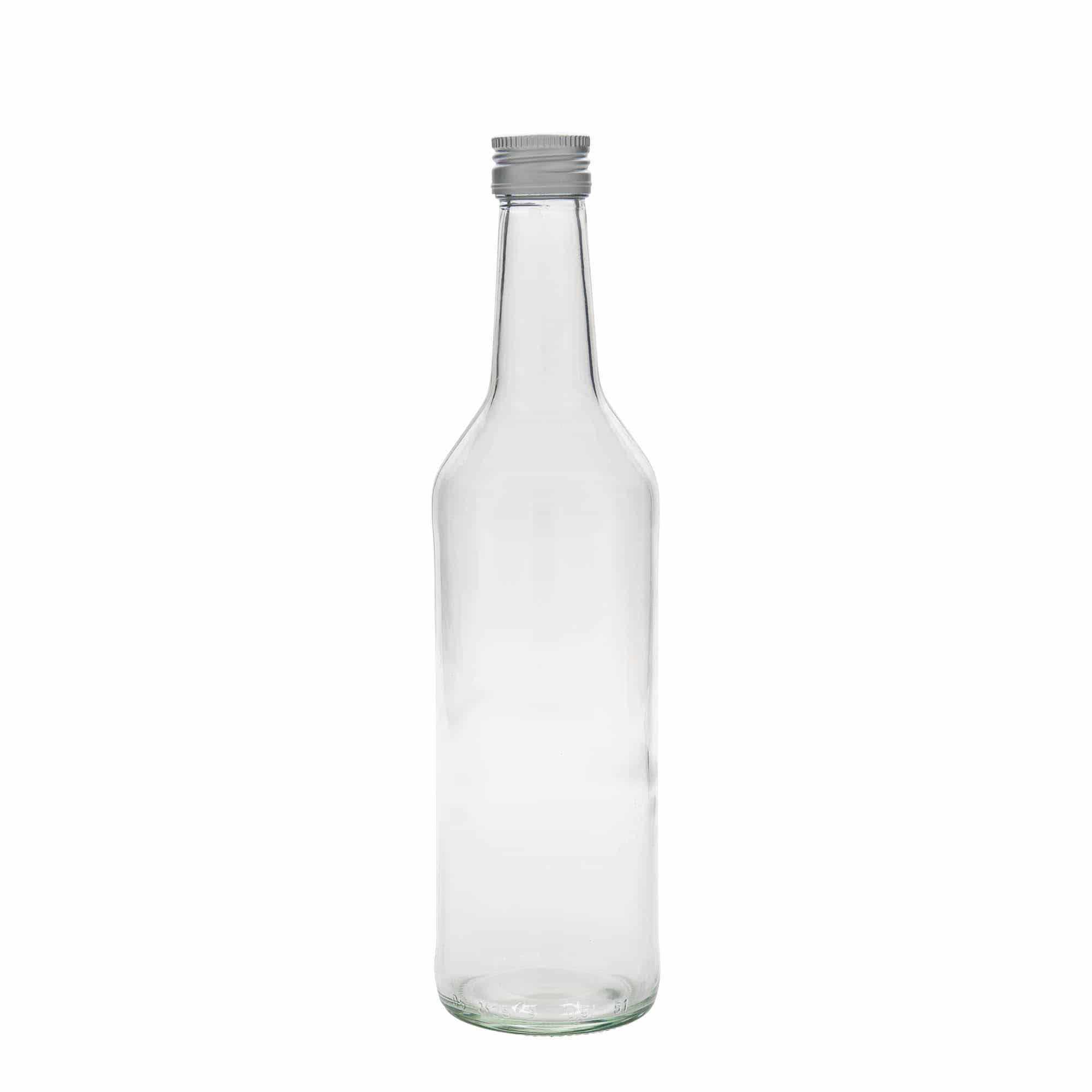 500 ml staklena boca s ravnim vratom, otvor: PP 28