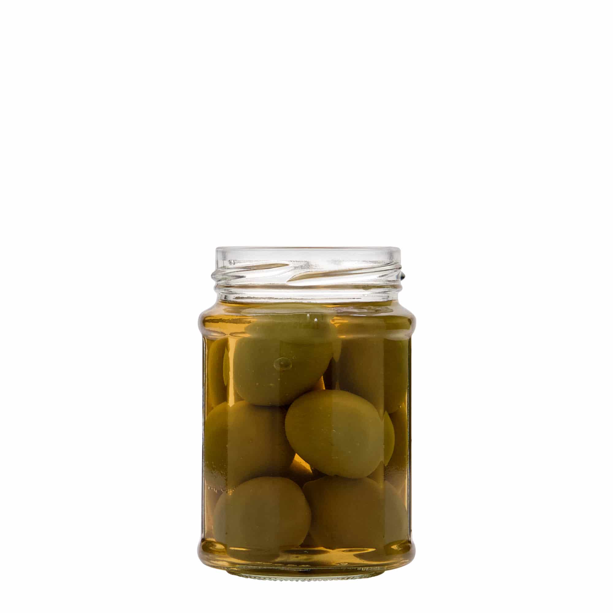 192 ml višekutna staklena posuda, dvanaestokutna, otvor: Twist-Off (TO 58)