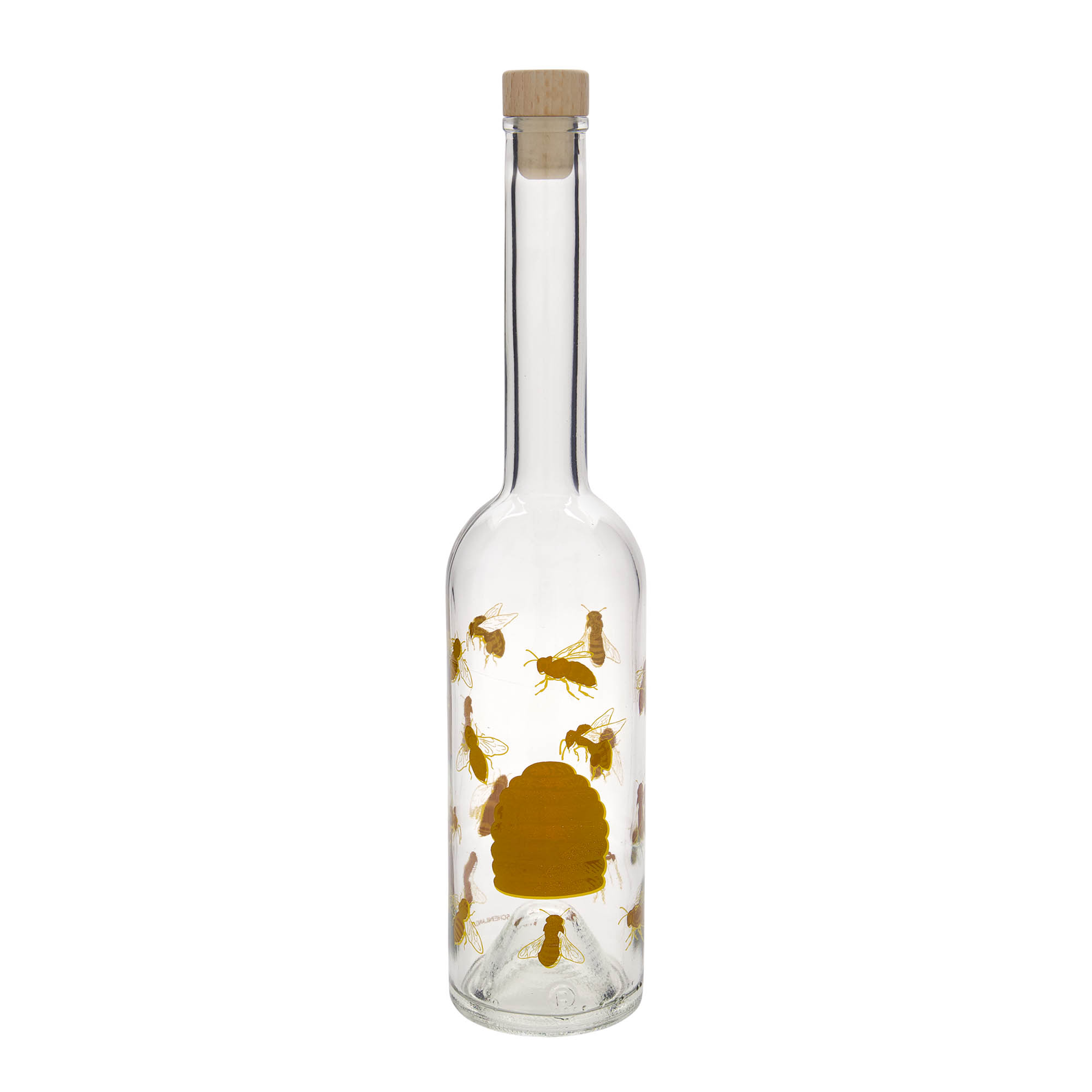 500 ml staklena boca 'Opera', motiv: pčele, grlo: pluta 500 ml staklena boca 'Opera', motiv: pčele, grlo: pluta