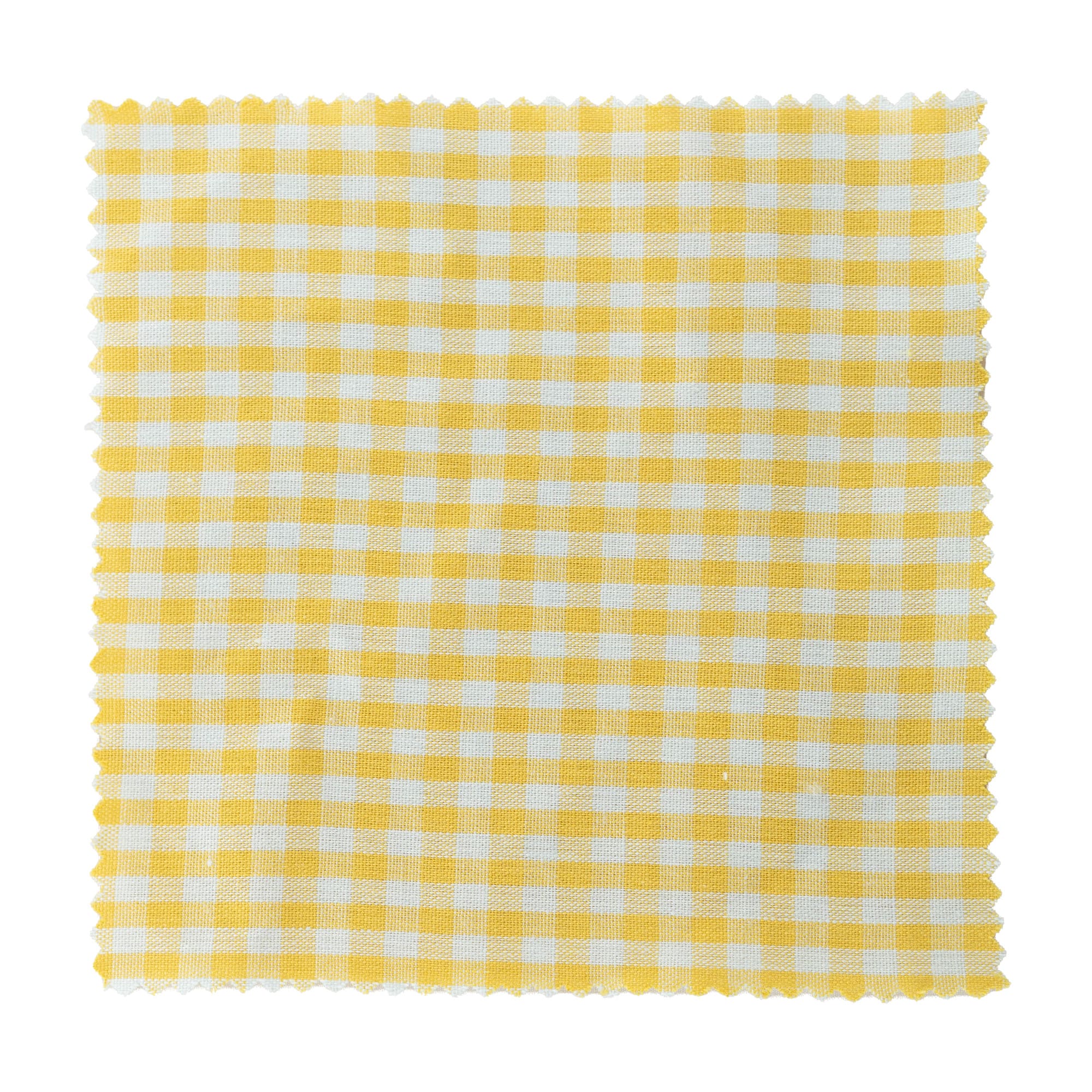 Tkaninska krpica karo uzorka 15x15, kvadratna, tekstil, žuta, grlo: TO58-TO82