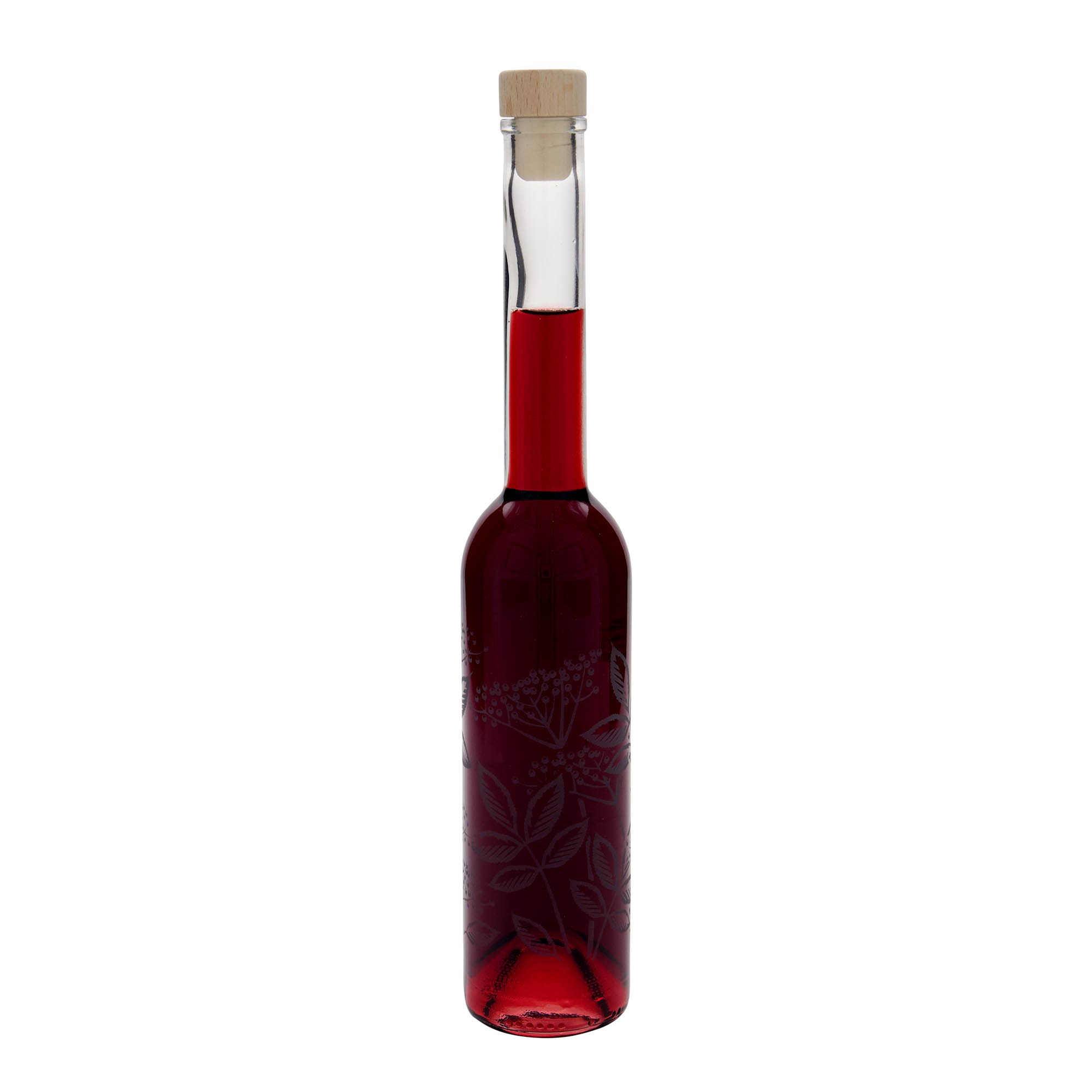 Staklena boca 350 ml 'Opera', motiv: bazga, grlo: pluta