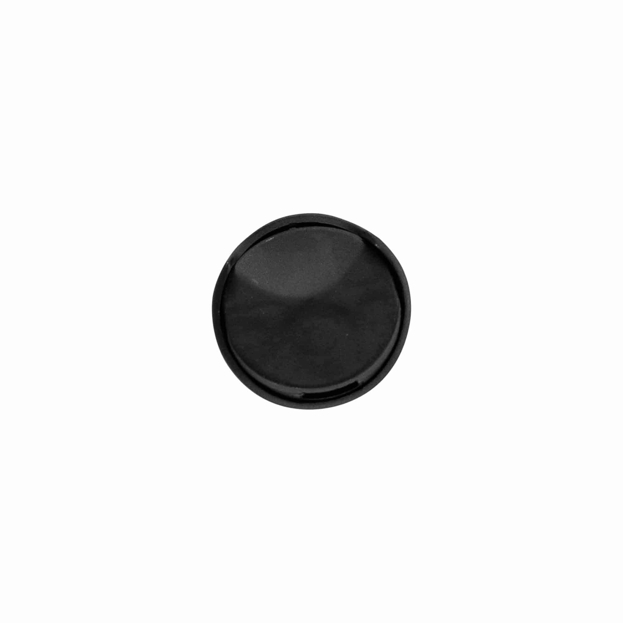 Navojni zatvarač Disc Top, PP plastika, crni, za grlo: 24/410