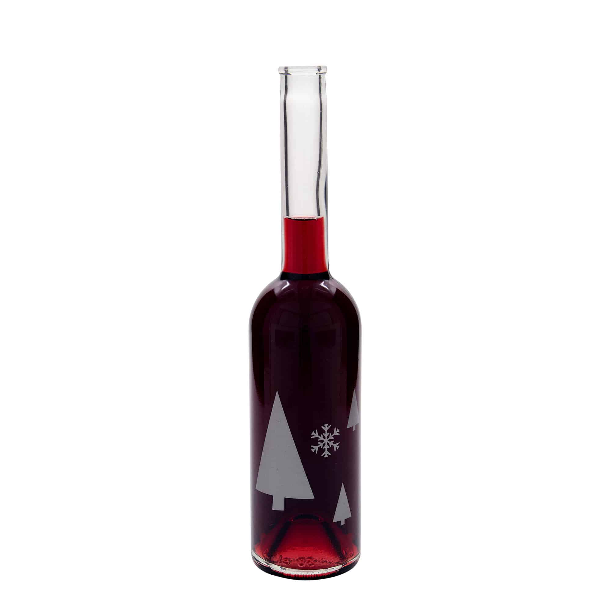 500 ml staklena boca 'Opera', motiv: pahulje, grlo: čep