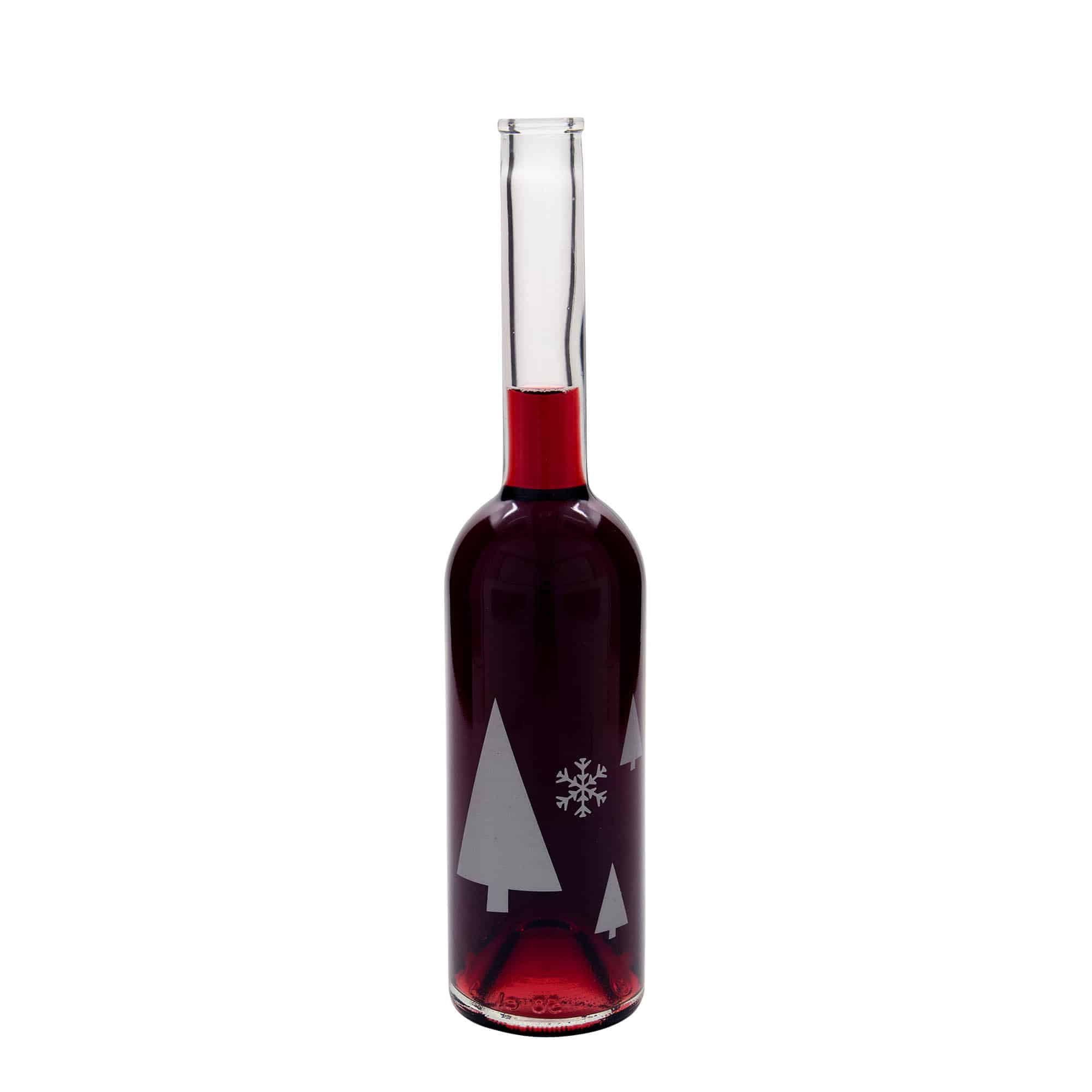 500 ml staklena boca 'Opera', motiv: pahulje, grlo: čep
