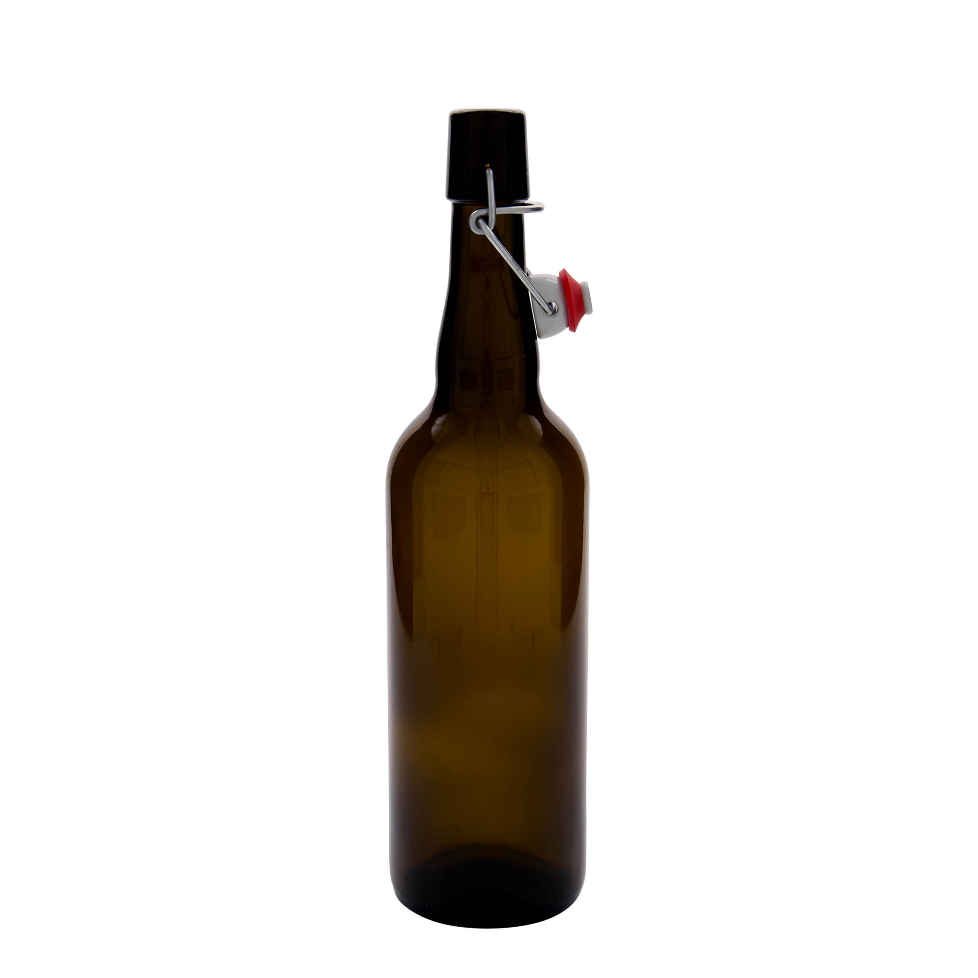 750 ml boca piva Belgija, staklo, smeđa, otvor: zatvarač s kopčom