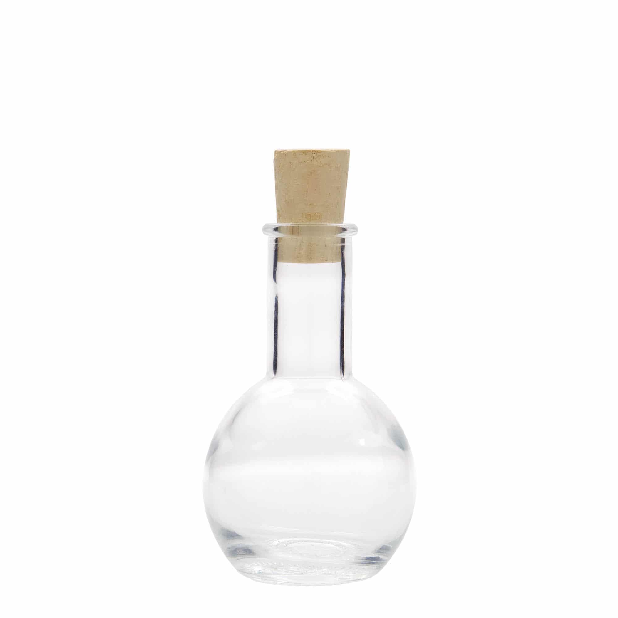 100 ml staklena boca 'Tulipano', grlo: plutajući čep