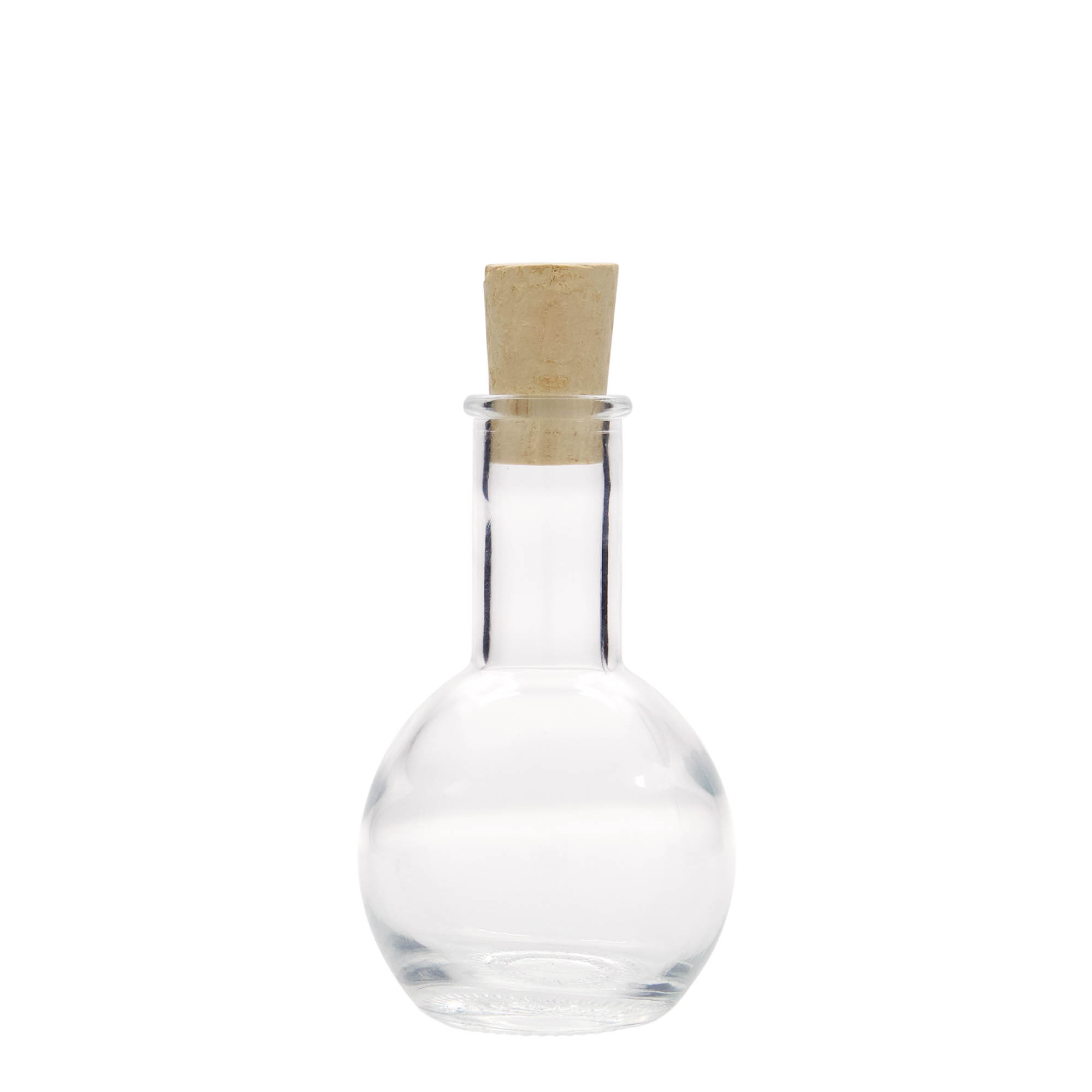 100 ml staklena boca 'Tulipano', grlo: plutajući čep