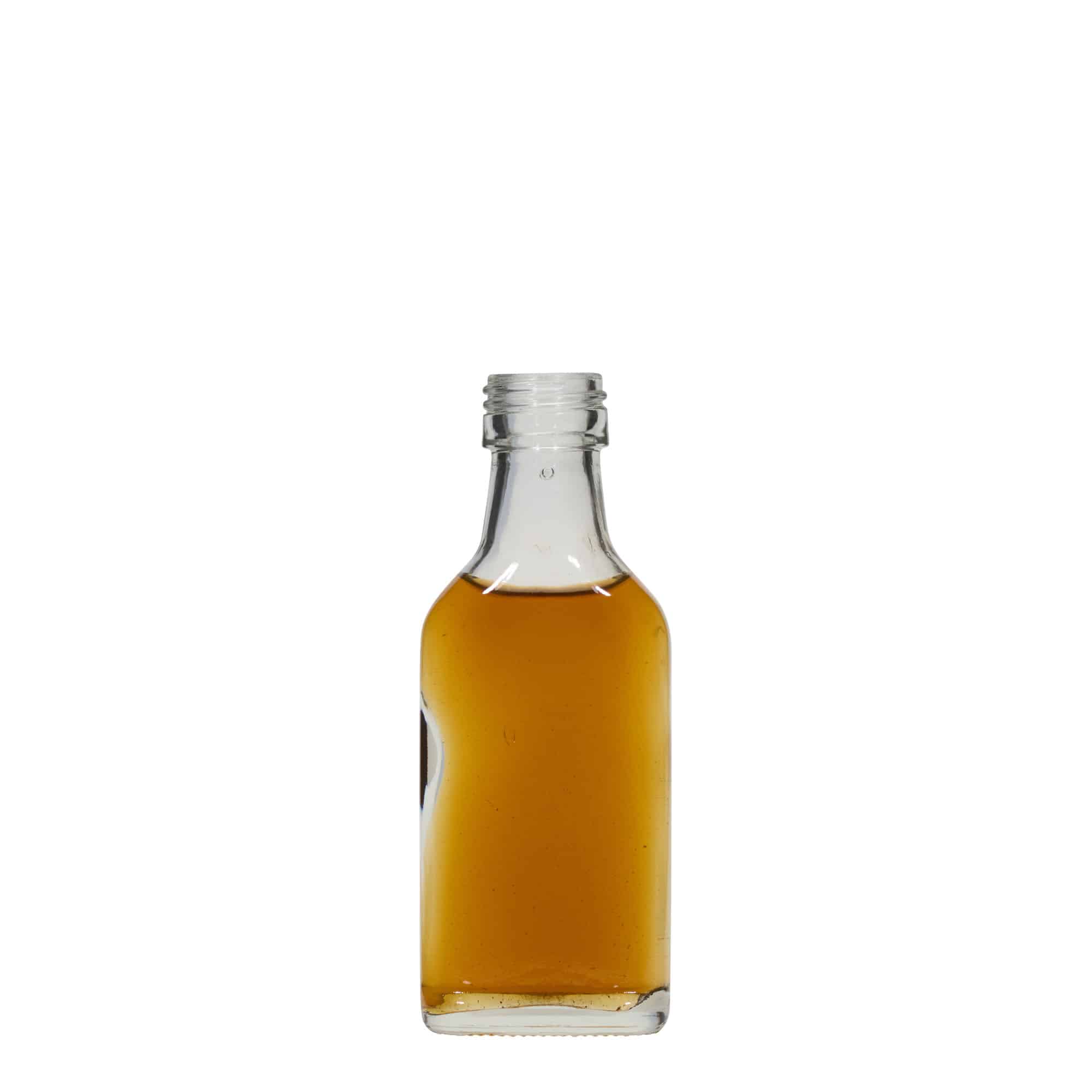 40 ml bočica za džep, pravokutna, otvor: PP 22