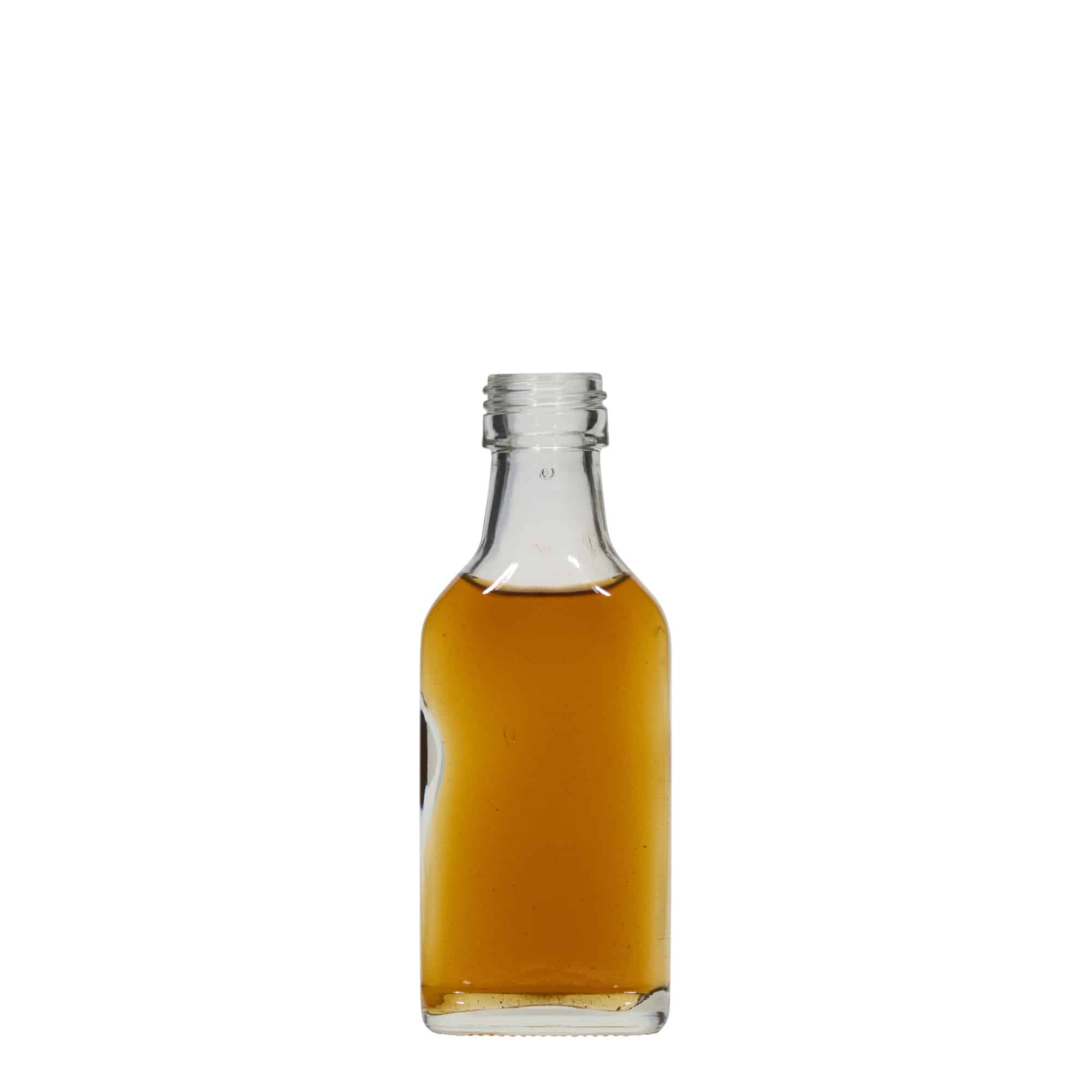 40 ml bočica za džep, pravokutna, otvor: PP 22