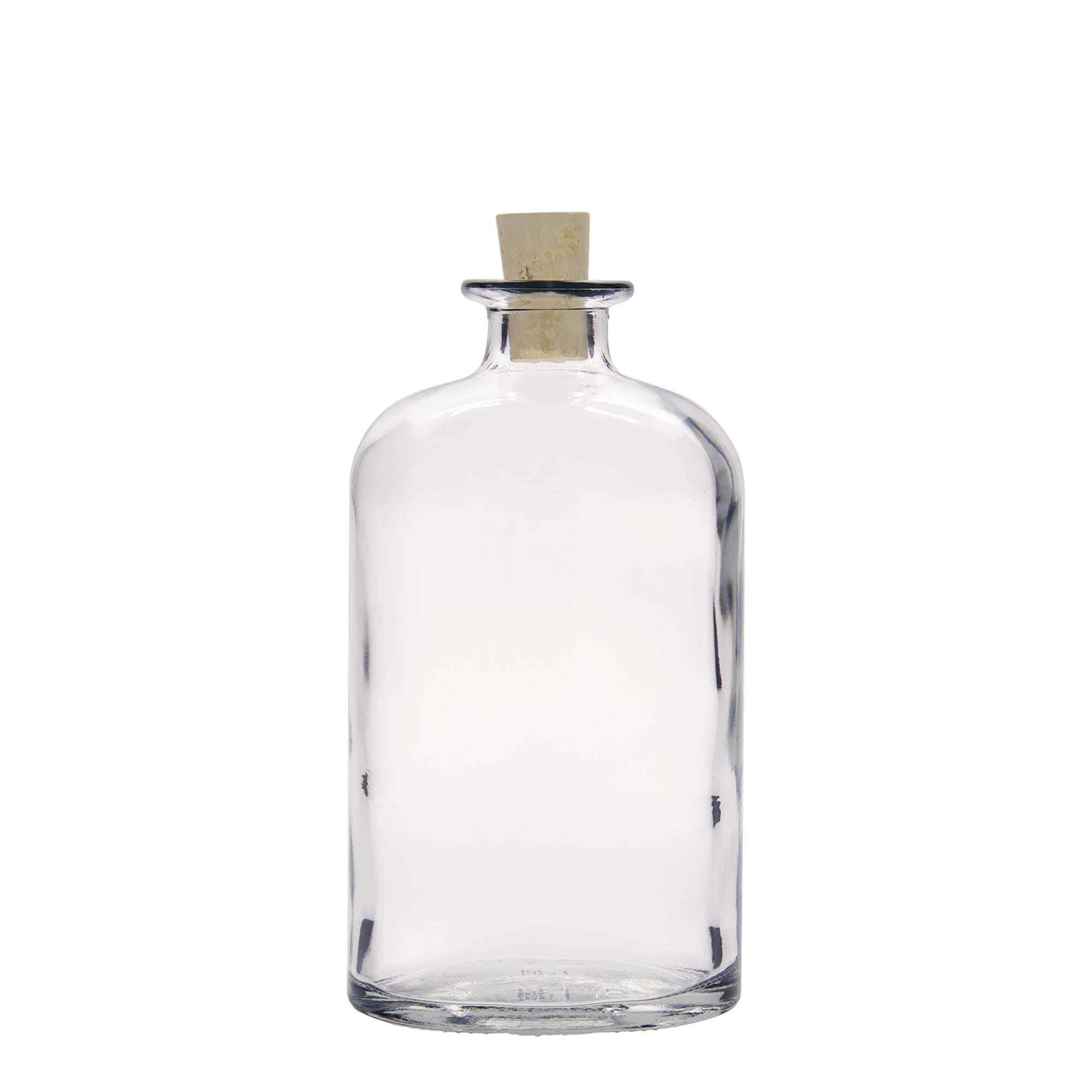 500 ml staklena boca 'Dundee', ovalna, grlo: pluta